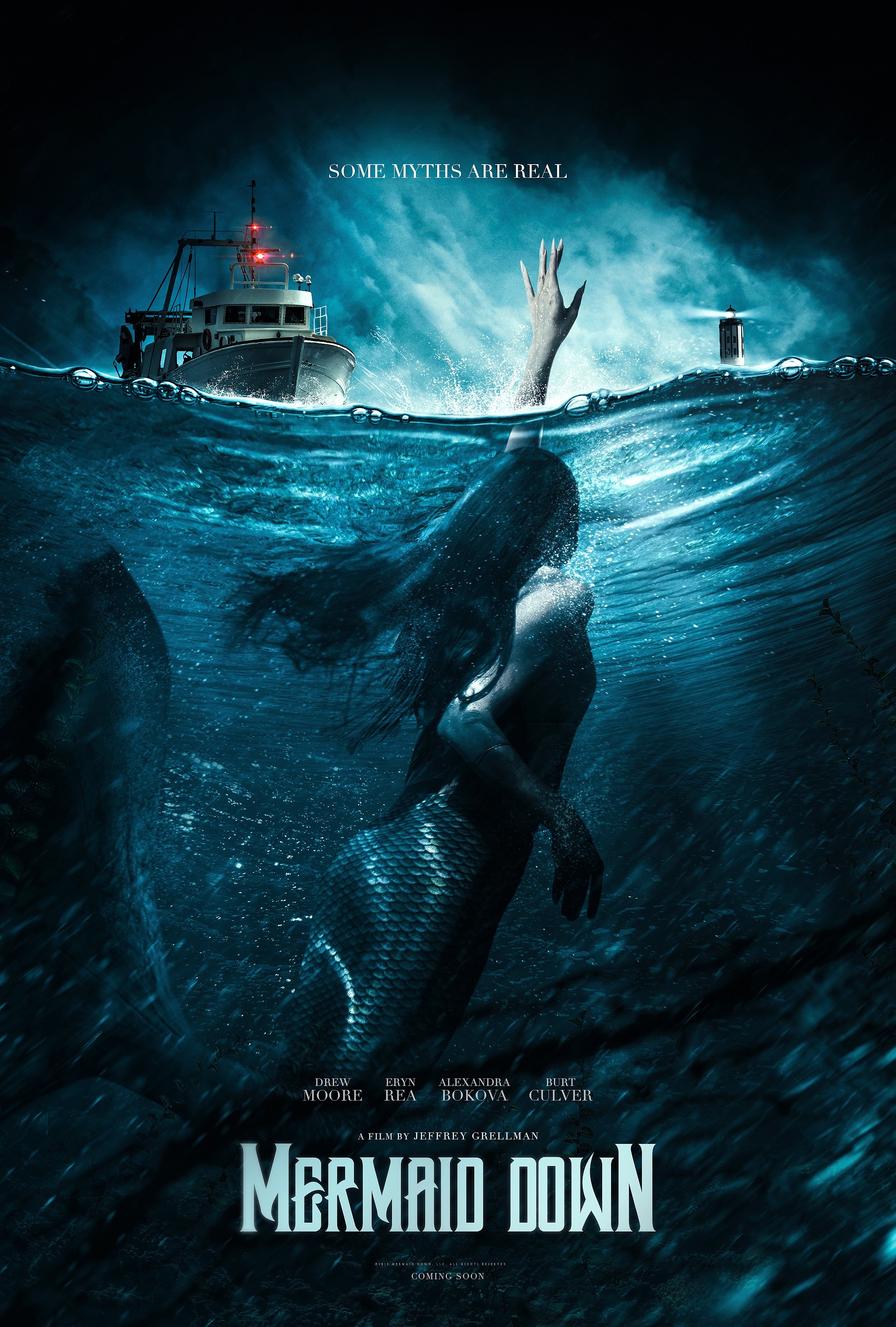 Mega Sized Movie Poster Image for Mermaid Down 