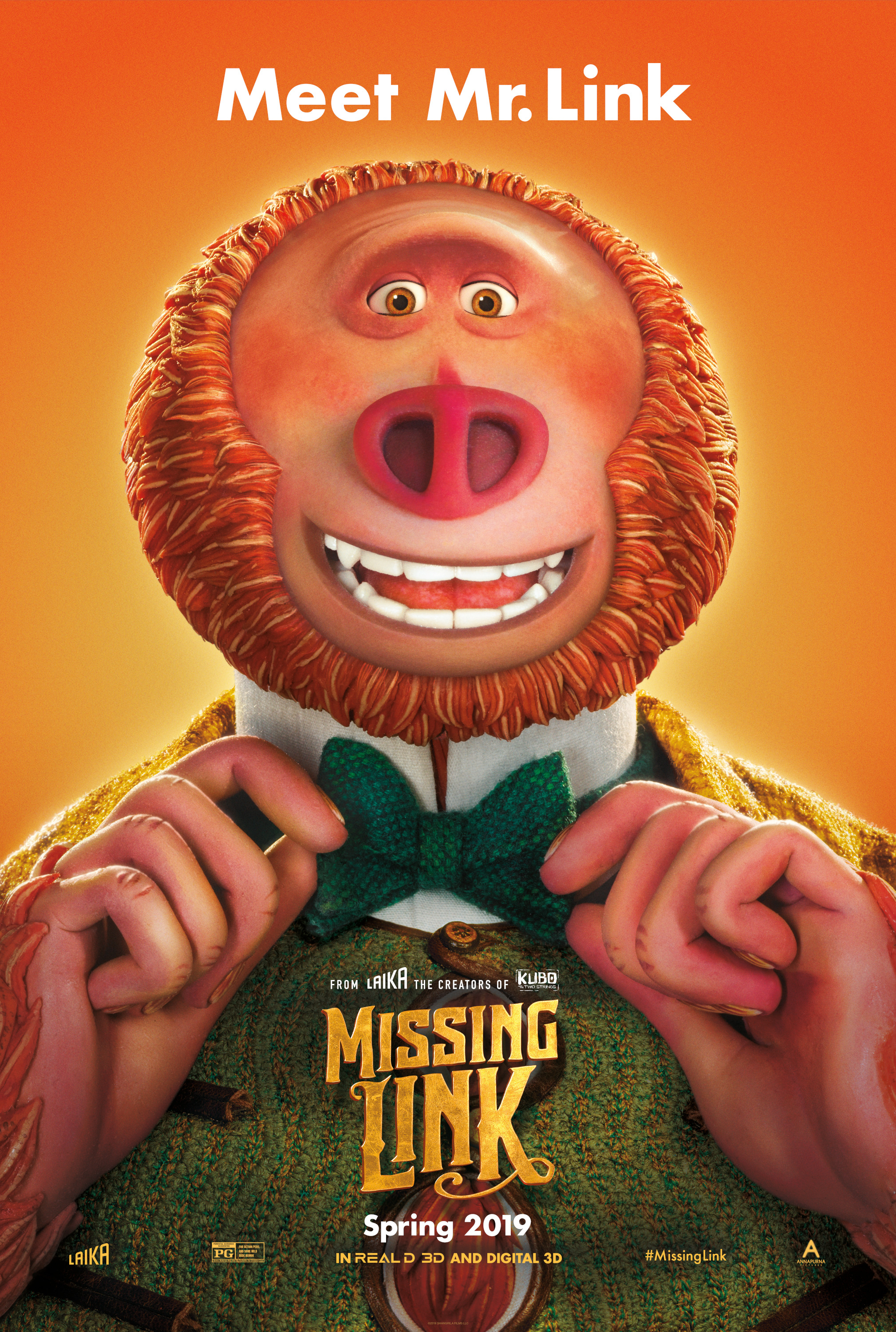 Mega Sized Movie Poster Image for Missing Link (#1 of 4)