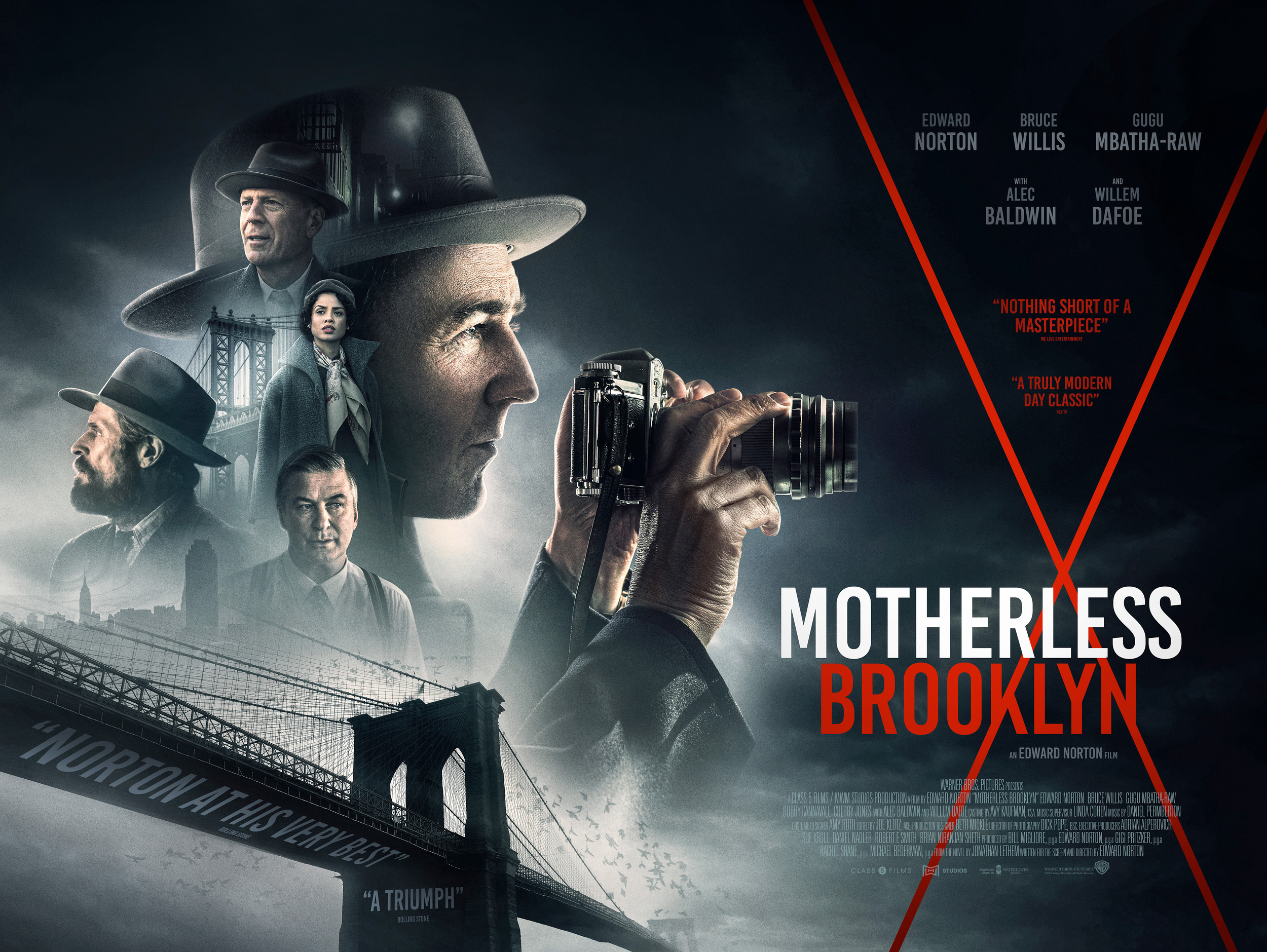 Mega Sized Movie Poster Image for Motherless Brooklyn (#4 of 4)