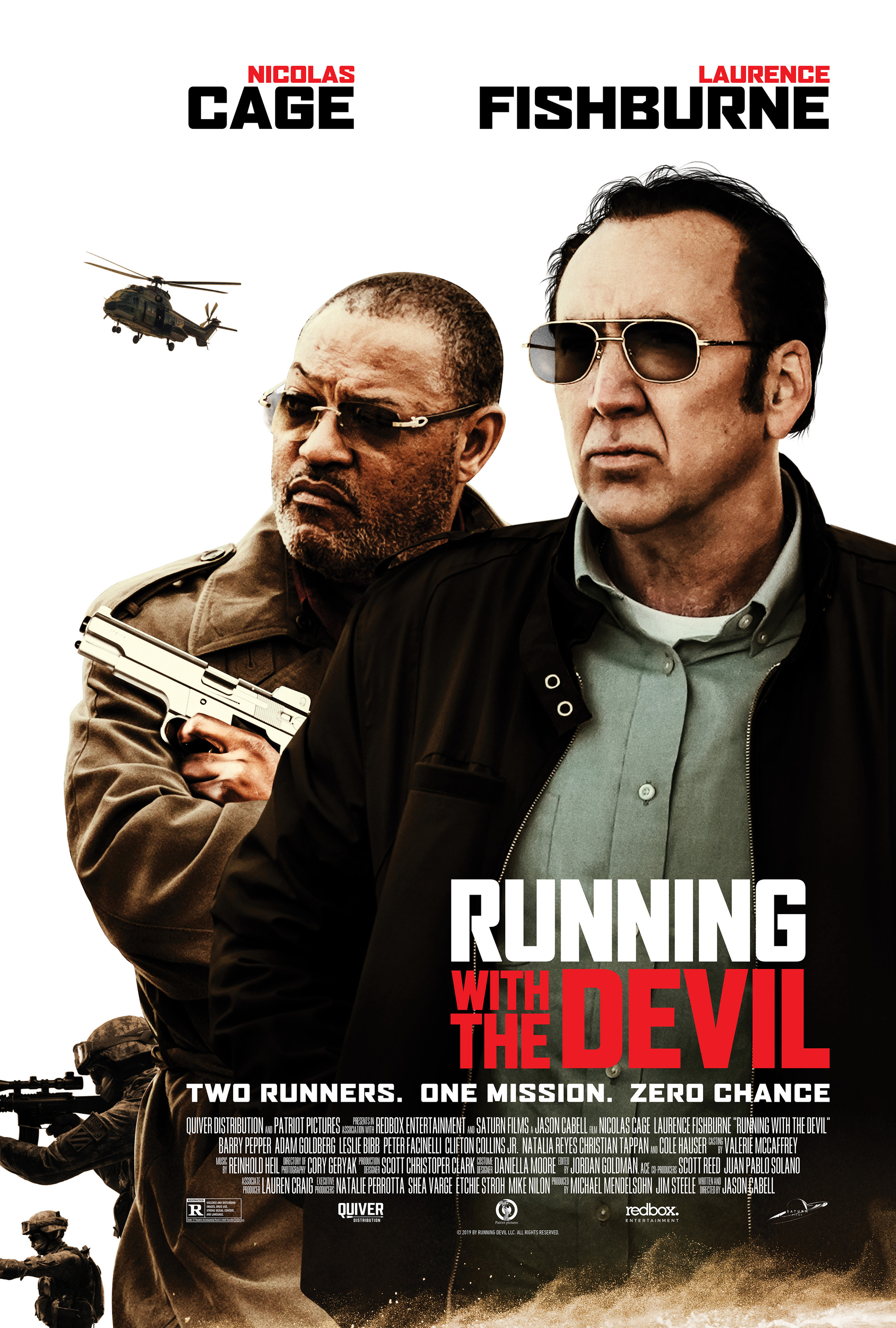 Mega Sized Movie Poster Image for Running with the Devil 