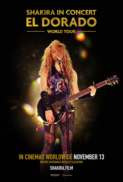 Shakira In Concert: El Dorado World Tour Movie Poster
