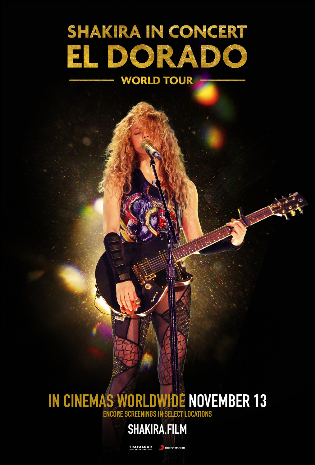 Extra Large Movie Poster Image for Shakira In Concert: El Dorado World Tour 