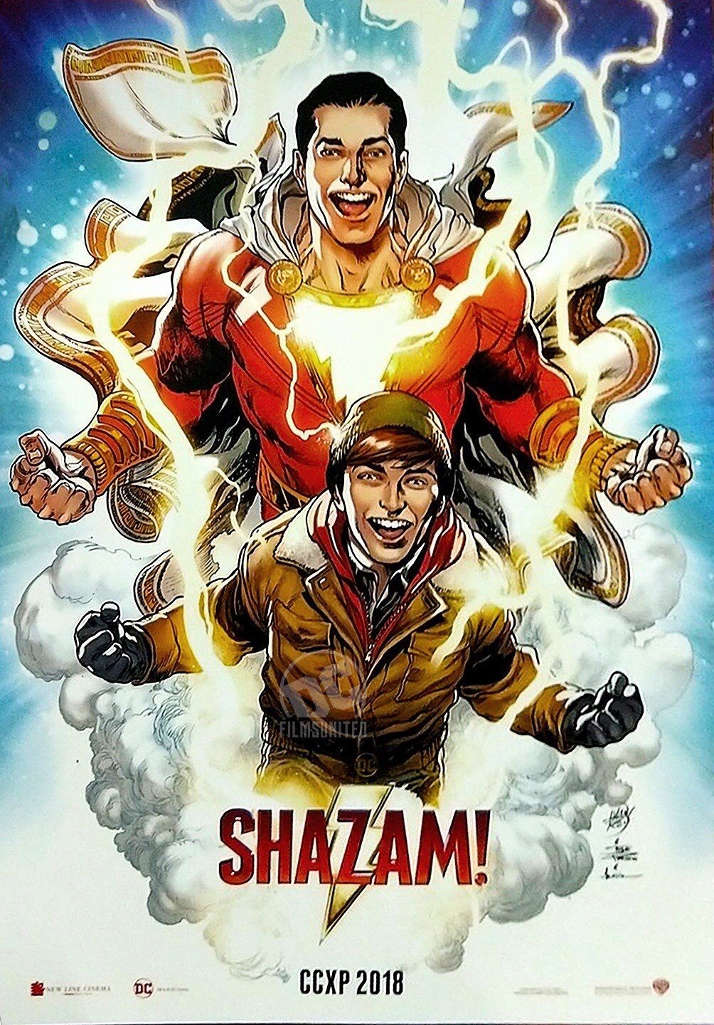 2019 Movie High Quality Prints Shazam Movie Poster 