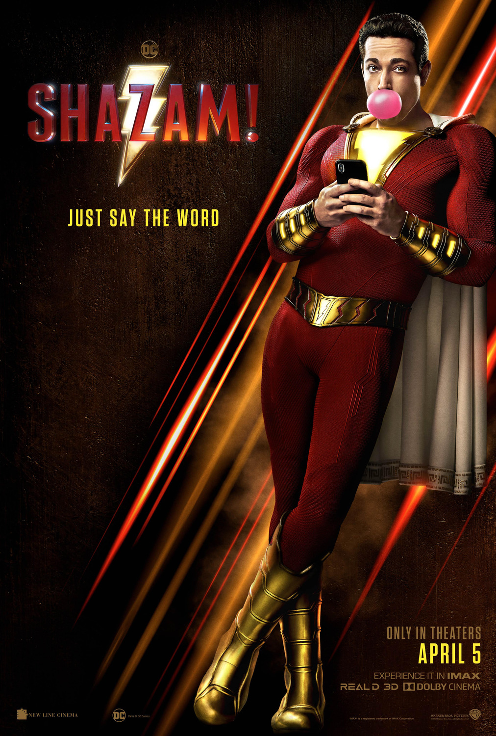 Extra Large Movie Poster Image for Shazam! (#3 of 10)