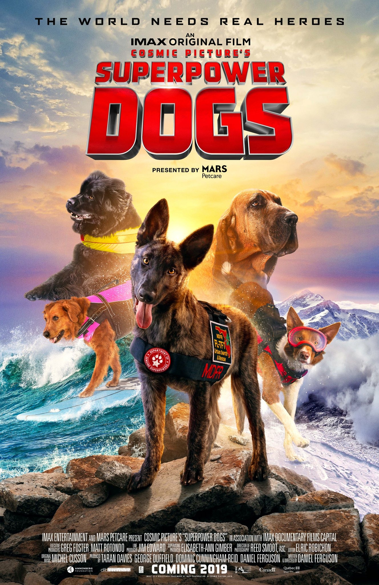 Mega Sized Movie Poster Image for Superpower Dogs (#1 of 7)