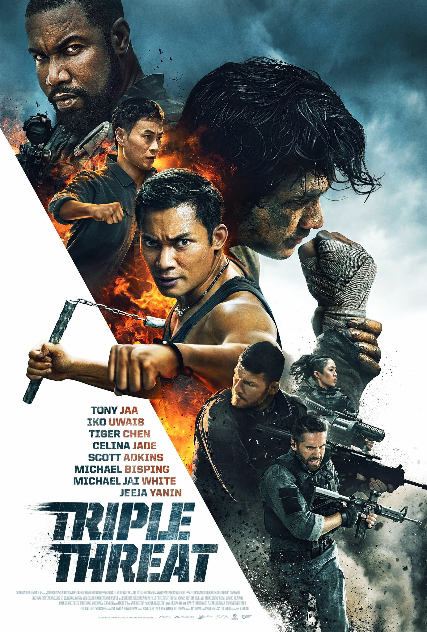 Mega Sized Movie Poster Image for Triple Threat 