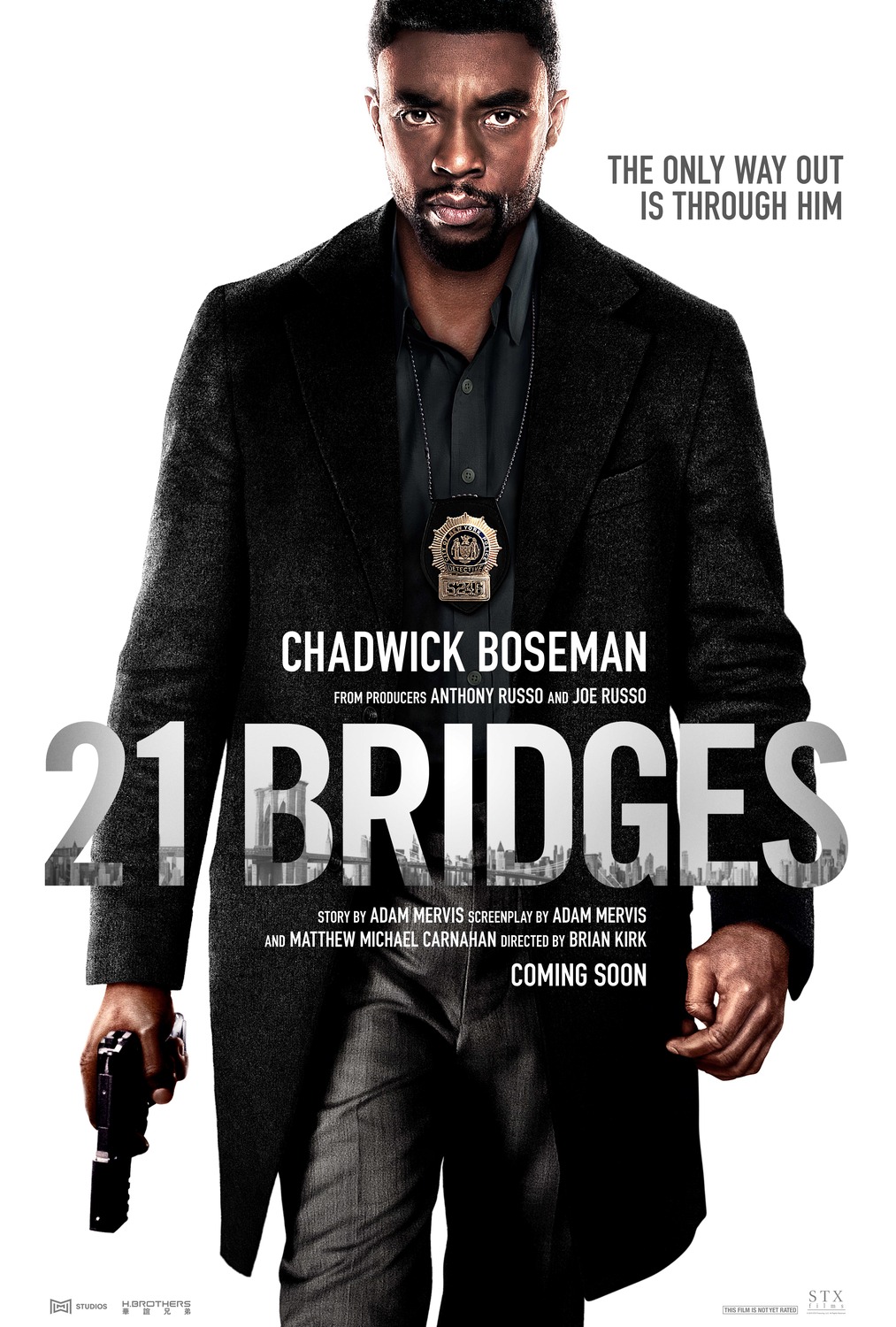 Extra Large Movie Poster Image for 21 Bridges (#2 of 3)