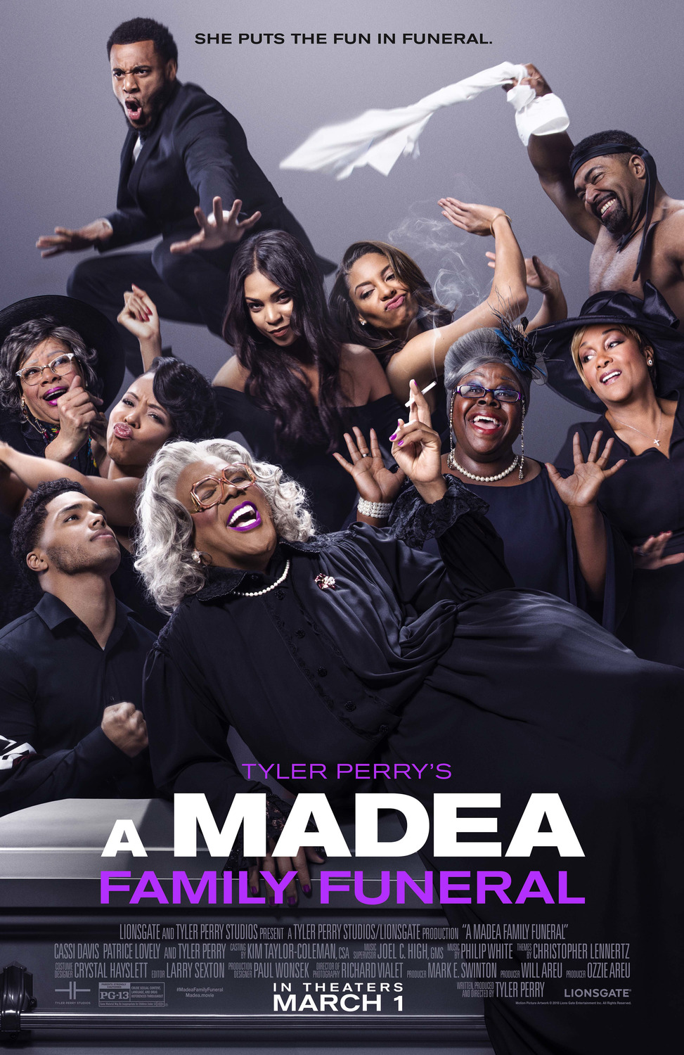 Extra Large Movie Poster Image for Tyler Perry's a Madea Family Funeral (#3 of 6)