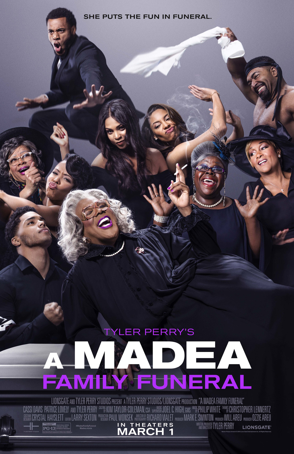 Extra Large Movie Poster Image for Tyler Perry's a Madea Family Funeral (#3 of 6)