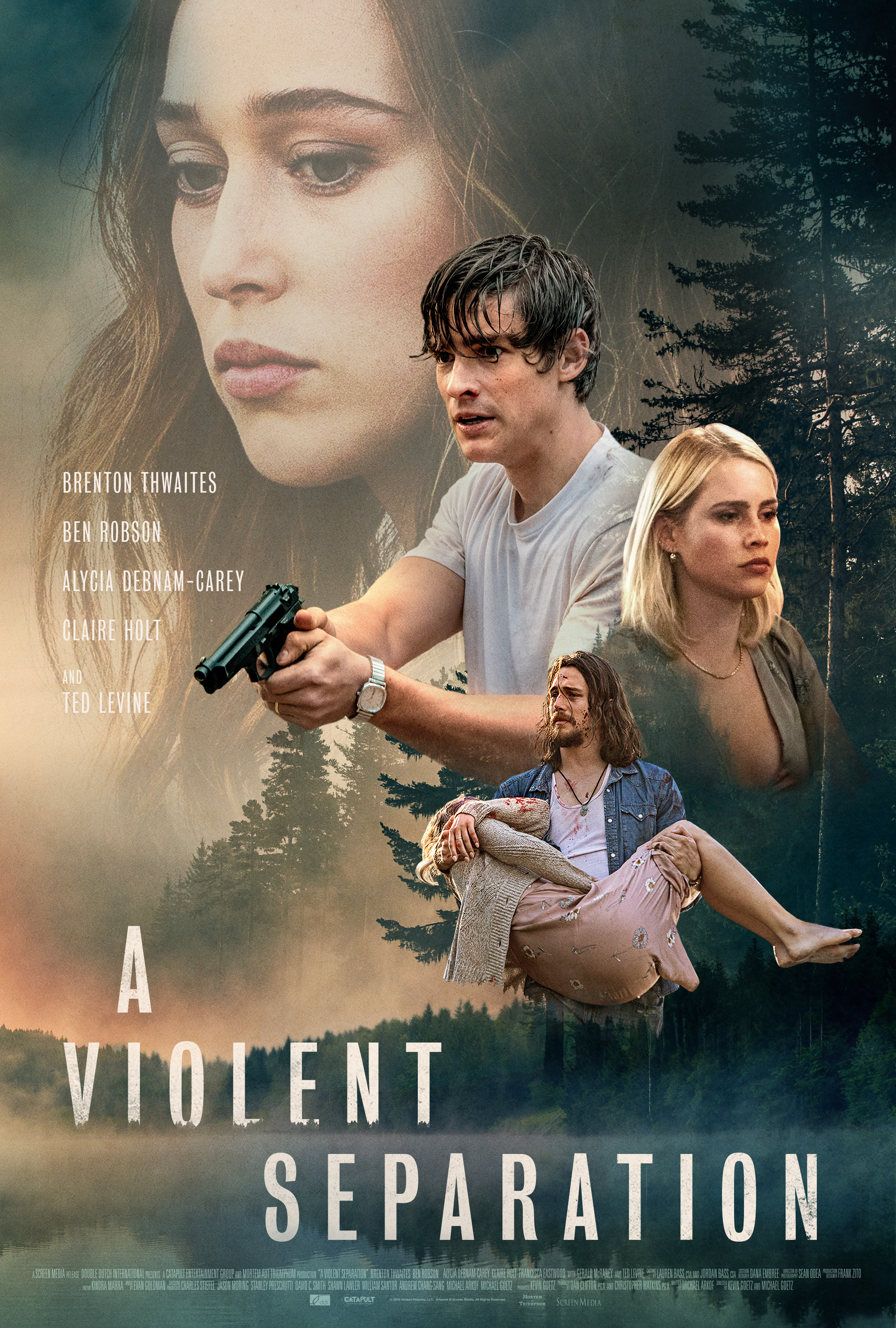 Mega Sized Movie Poster Image for A Violent Separation 
