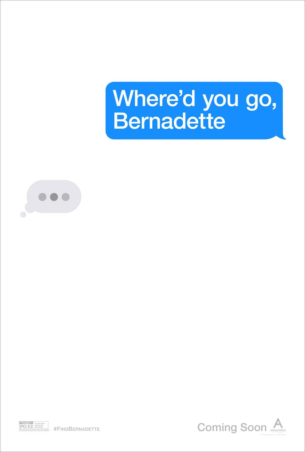 Extra Large Movie Poster Image for Where'd You Go, Bernadette (#1 of 4)