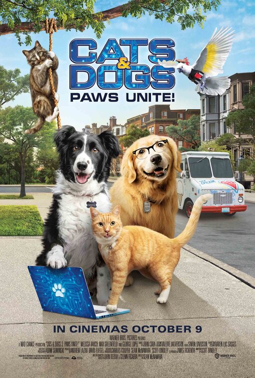 Cats & Dogs 3: Paws Unite Movie Poster