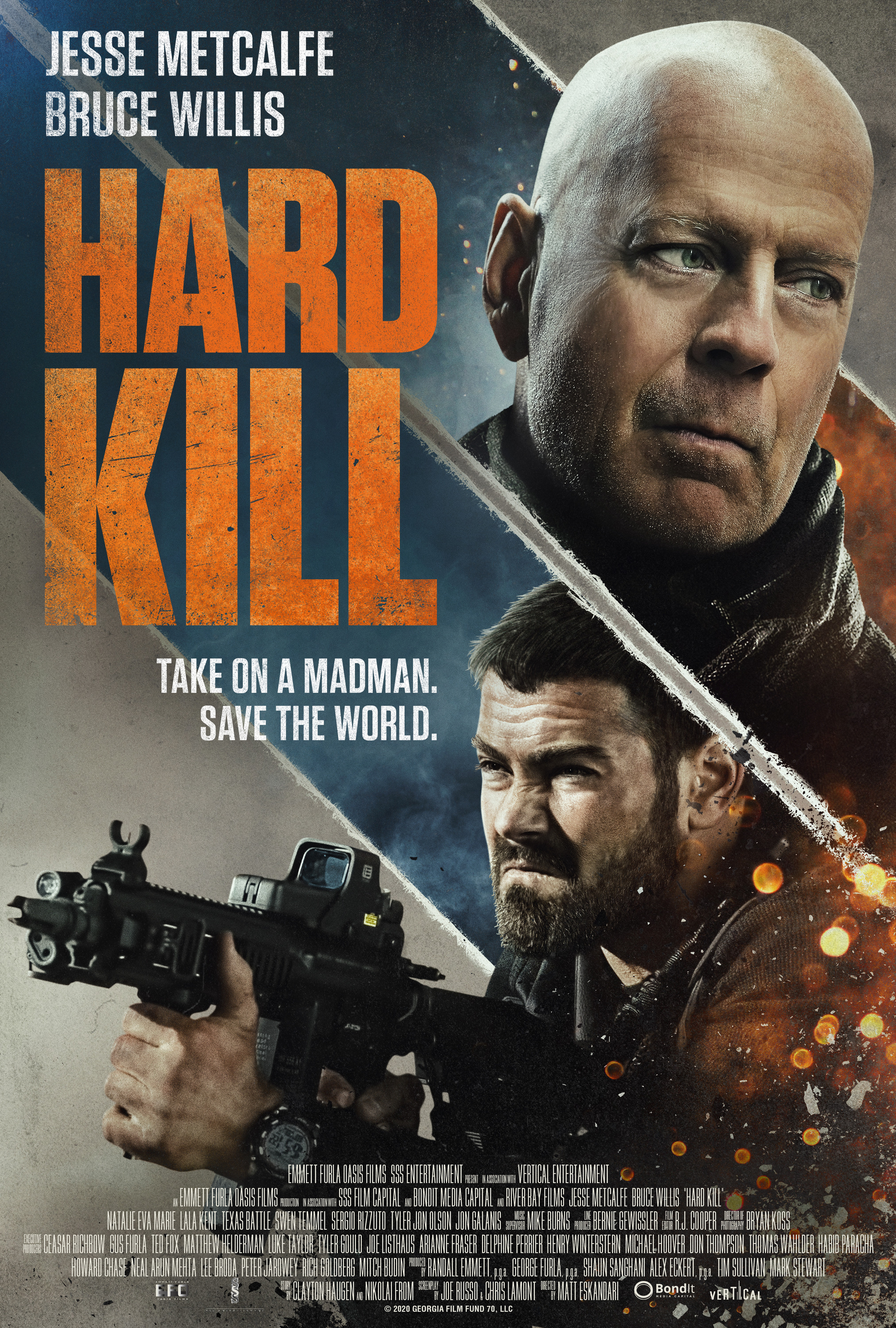 Mega Sized Movie Poster Image for Hard Kill 