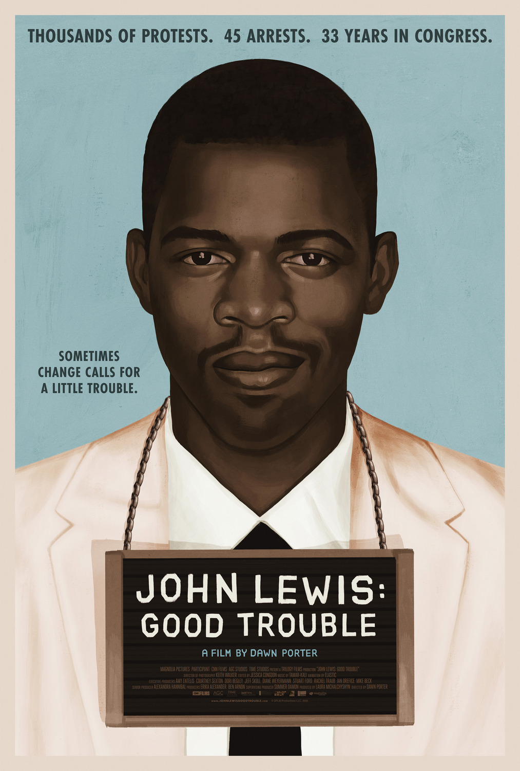 Extra Large Movie Poster Image for John Lewis: Good Trouble 