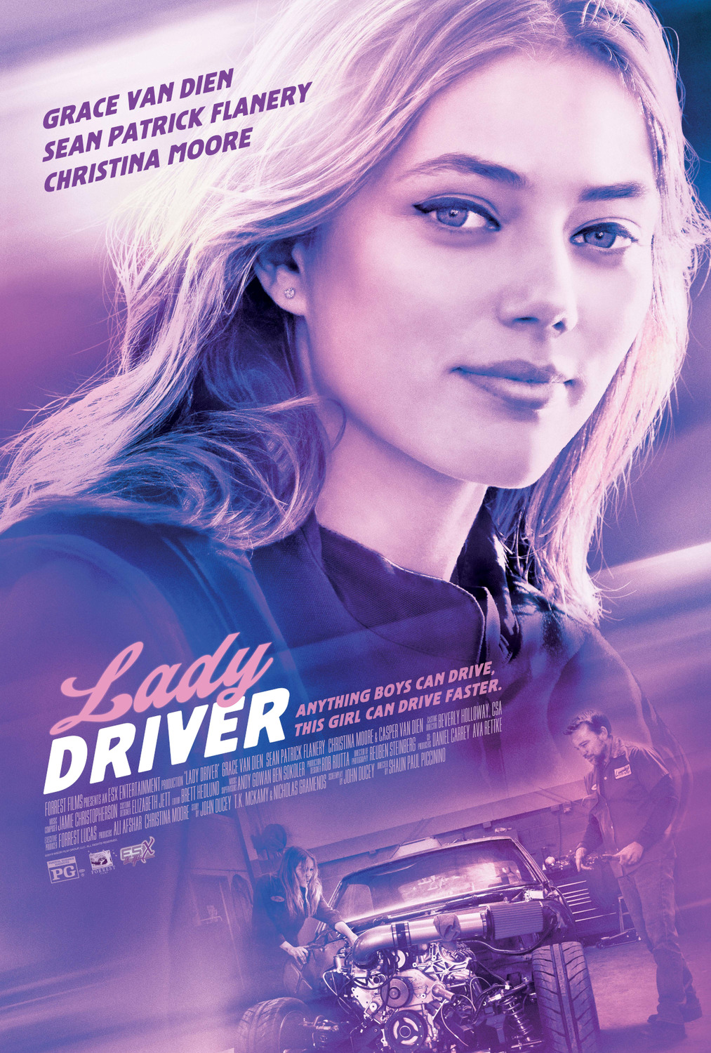 Extra Large Movie Poster Image for Lady Driver 