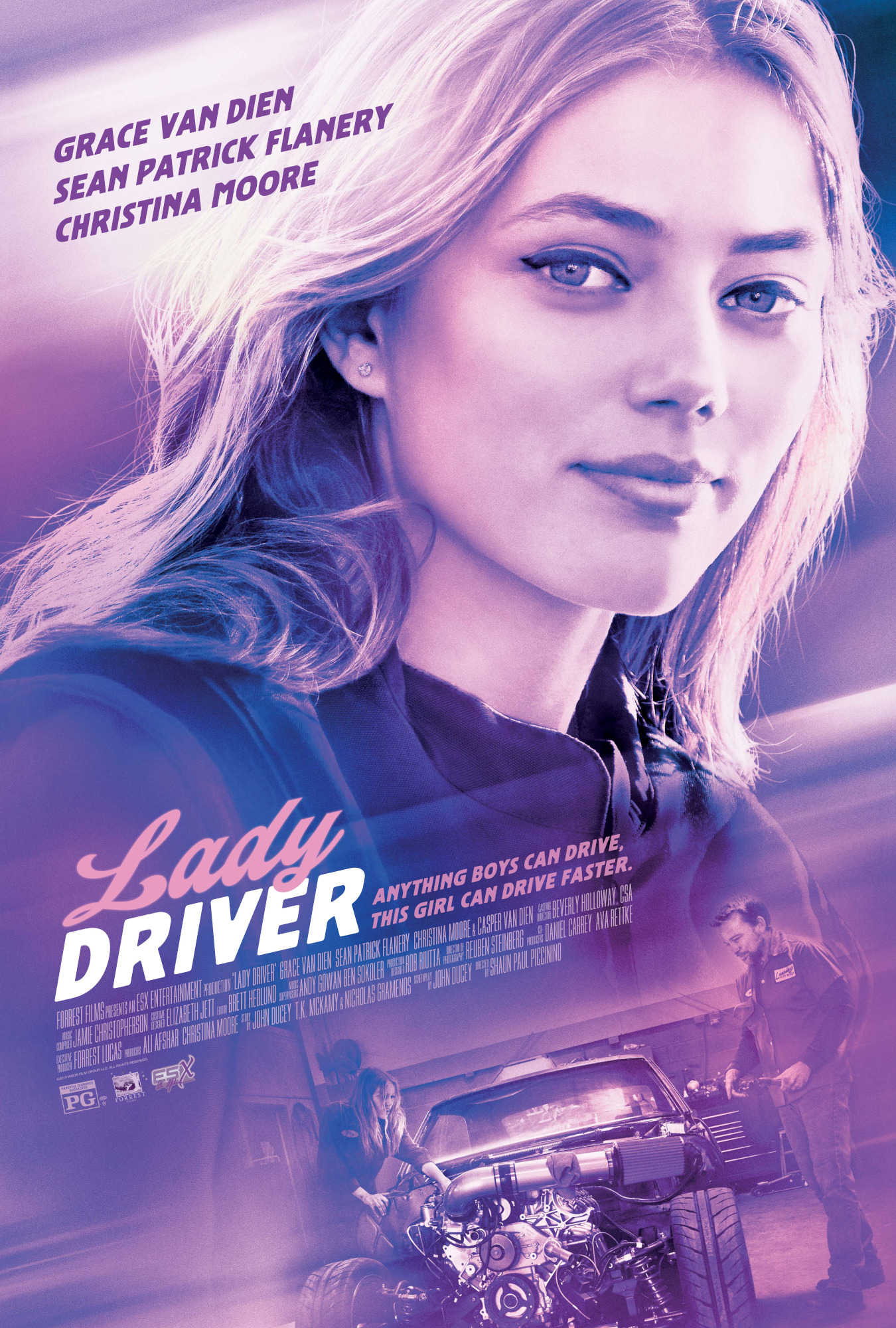Mega Sized Movie Poster Image for Lady Driver 