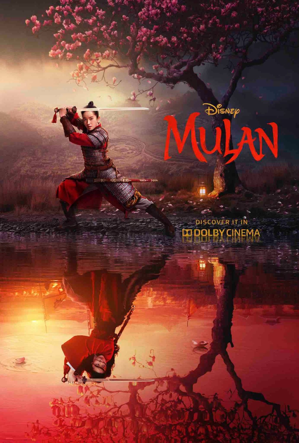 : Mulan Flyer chirashi 2020 film Movie Mini Poster