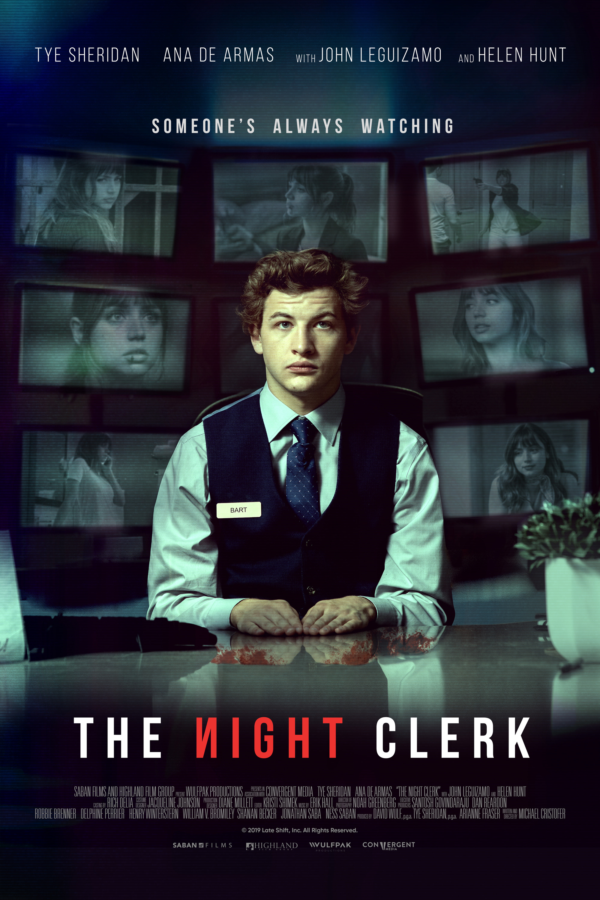 Mega Sized Movie Poster Image for The Night Clerk 