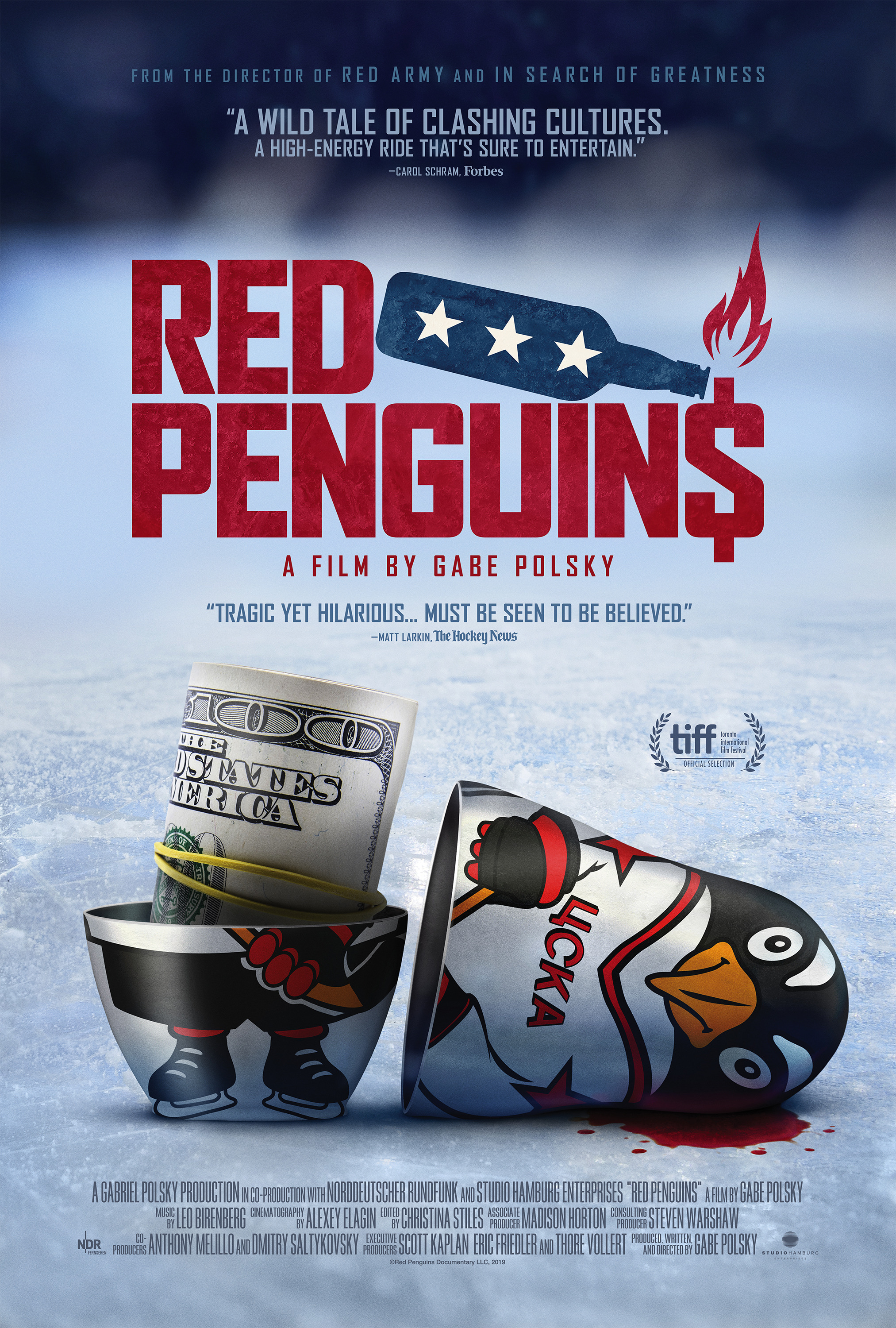 Mega Sized Movie Poster Image for Red Penguins 