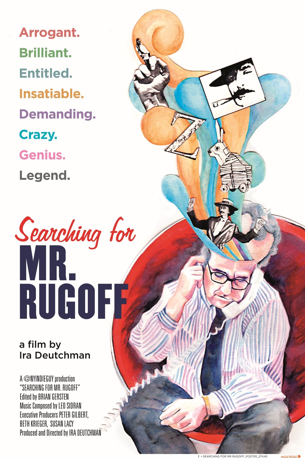 Extra Large Movie Poster Image for Searching for Mr. Rugoff 