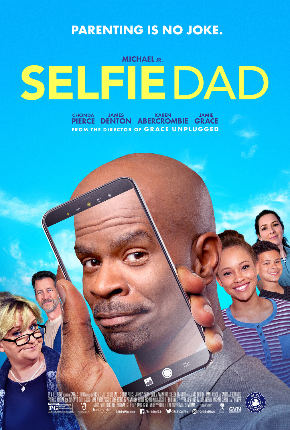 Extra Large Movie Poster Image for Selfie Dad 