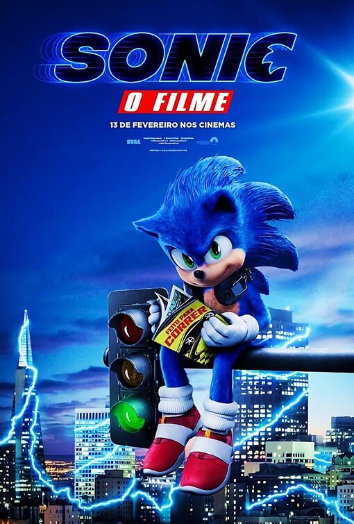 Sonic the Hedgehog (2020) movie poster