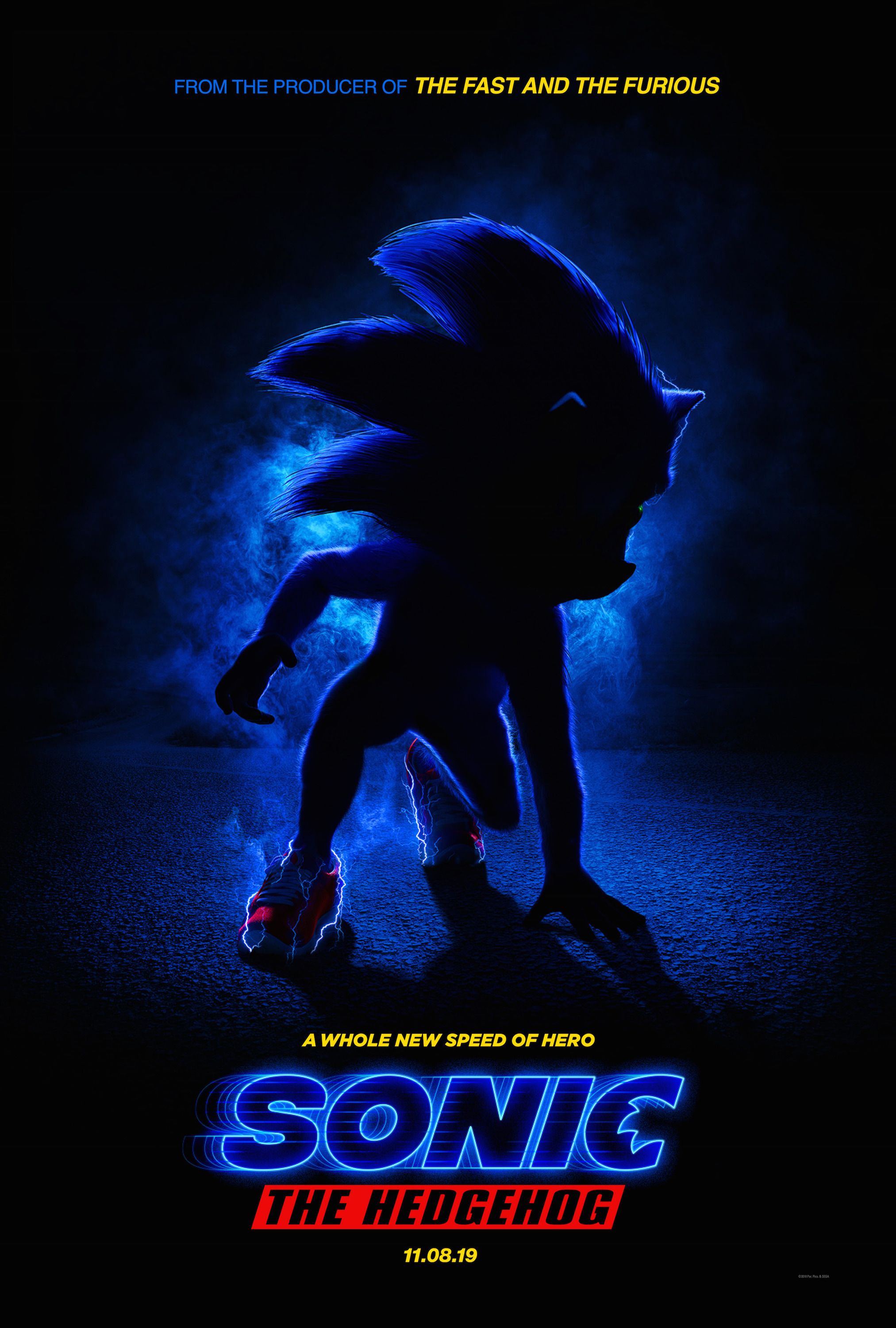 SONIC THE HEDGEHOG POSTER stampati A4 260gsm 