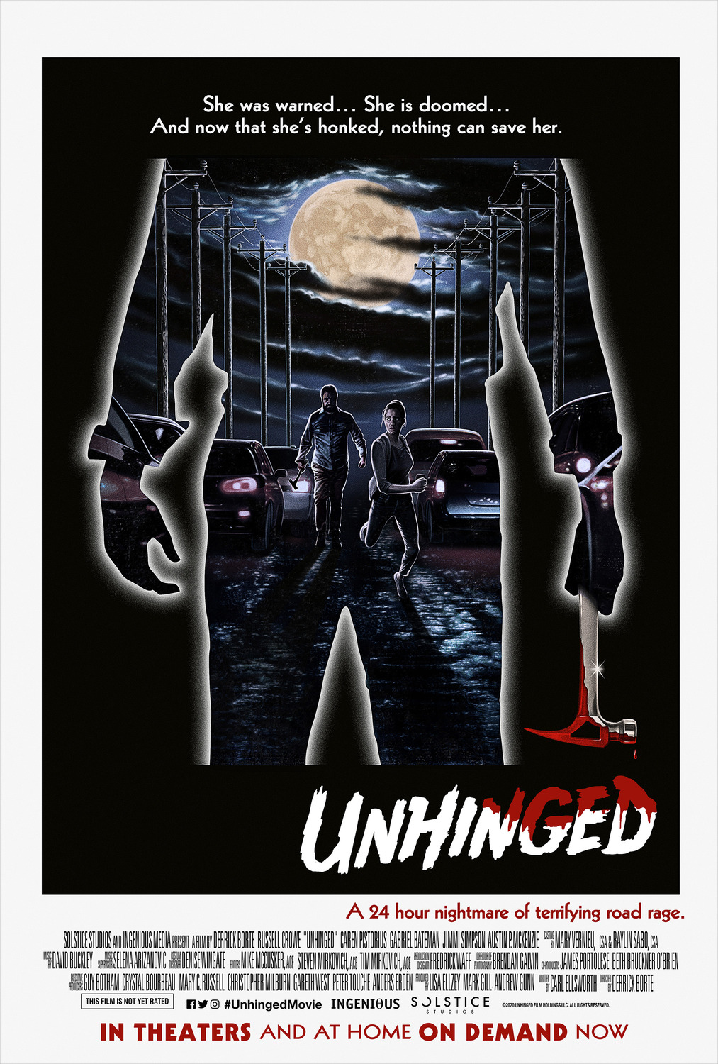 Extra Large Movie Poster Image for Unhinged (#7 of 8)