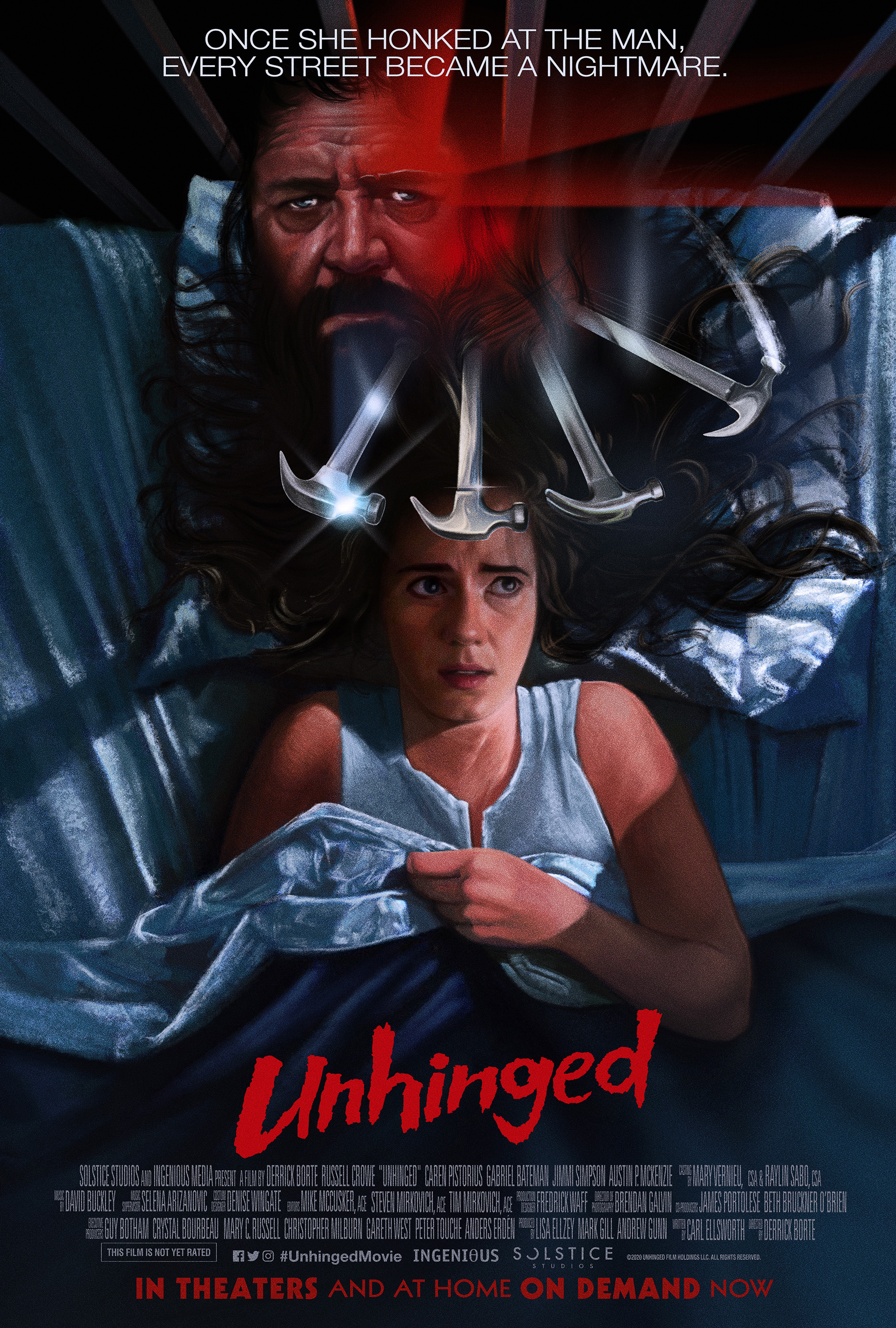 Mega Sized Movie Poster Image for Unhinged (#8 of 8)