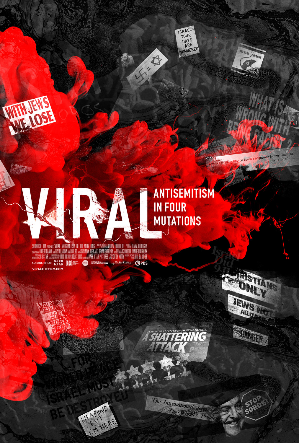 Extra Large Movie Poster Image for Viral: Antisemitism in Four Mutations 