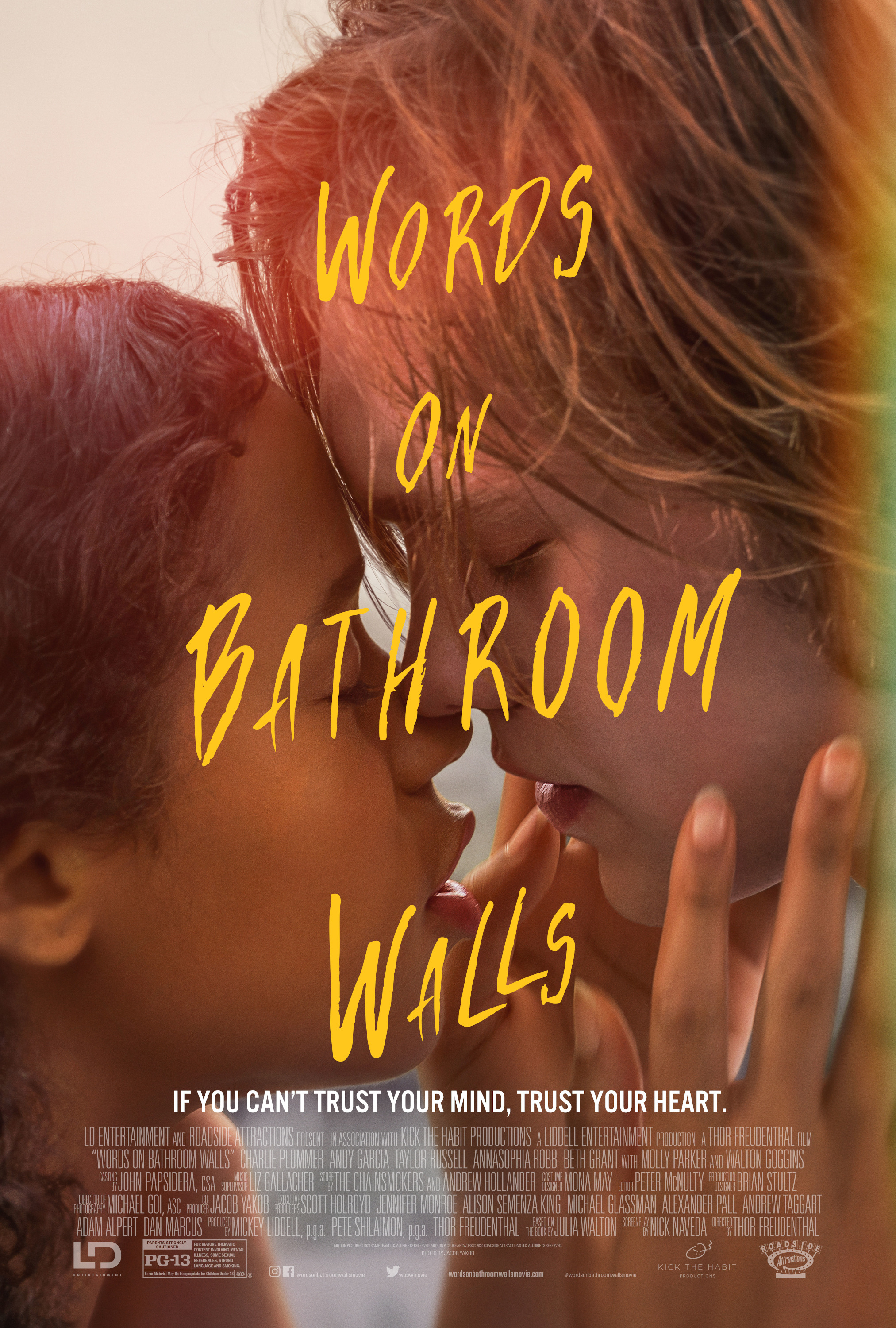 Mega Sized Movie Poster Image for Words on Bathroom Walls 