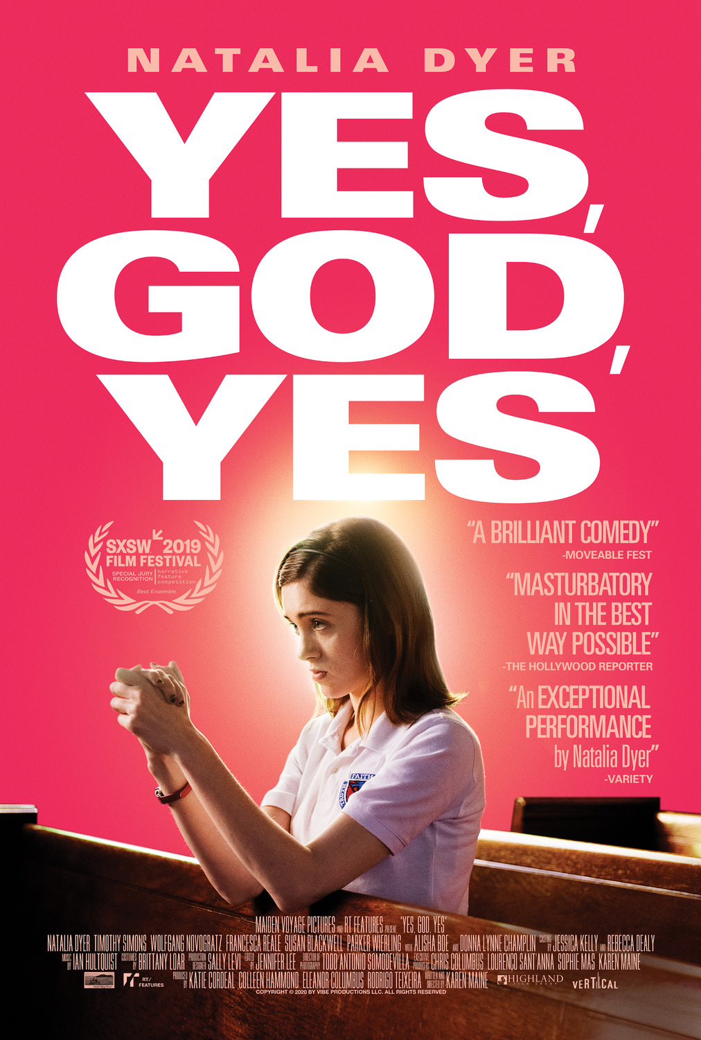 Extra Large Movie Poster Image for Yes, God, Yes 