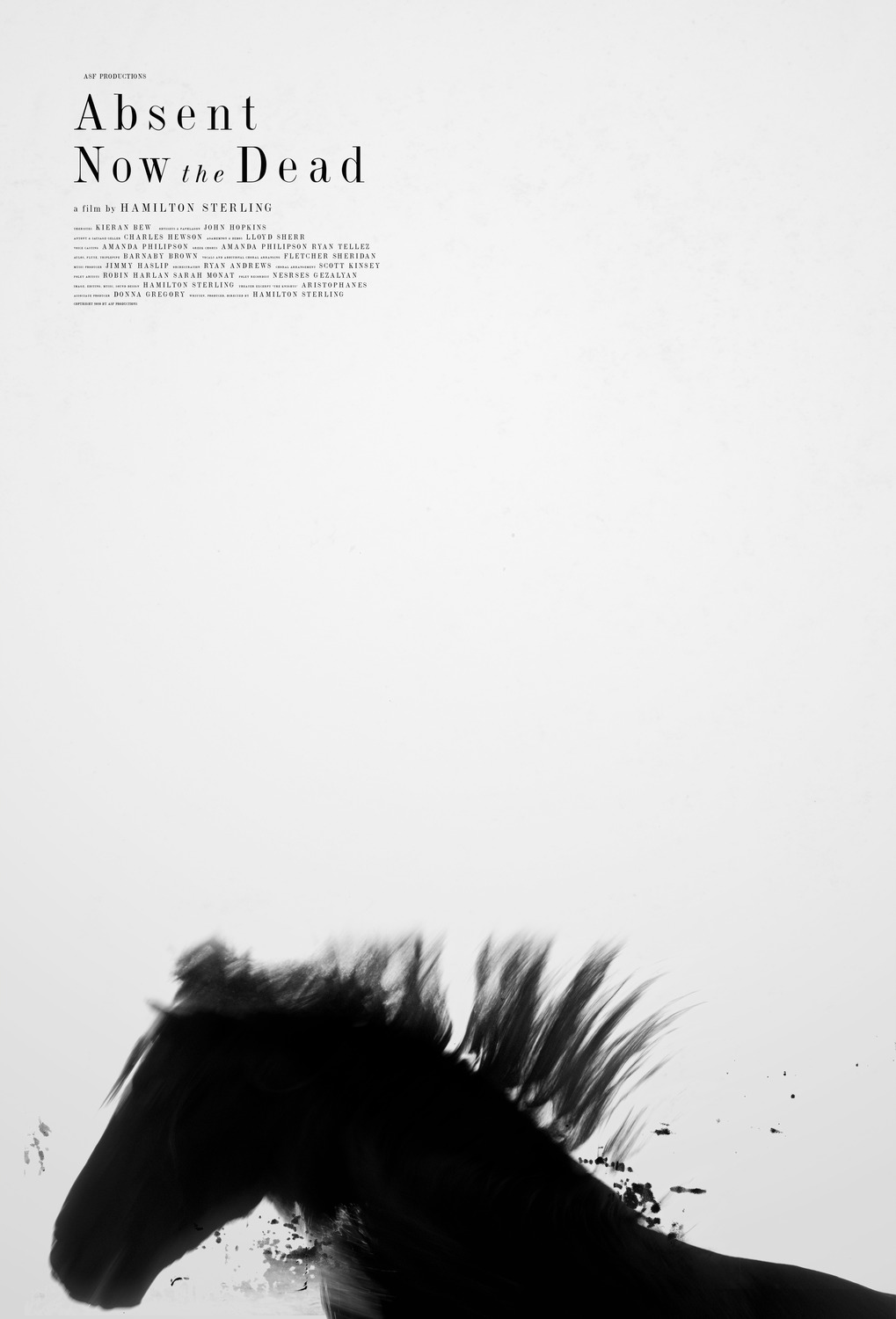 Extra Large Movie Poster Image for Absent Now the Dead 