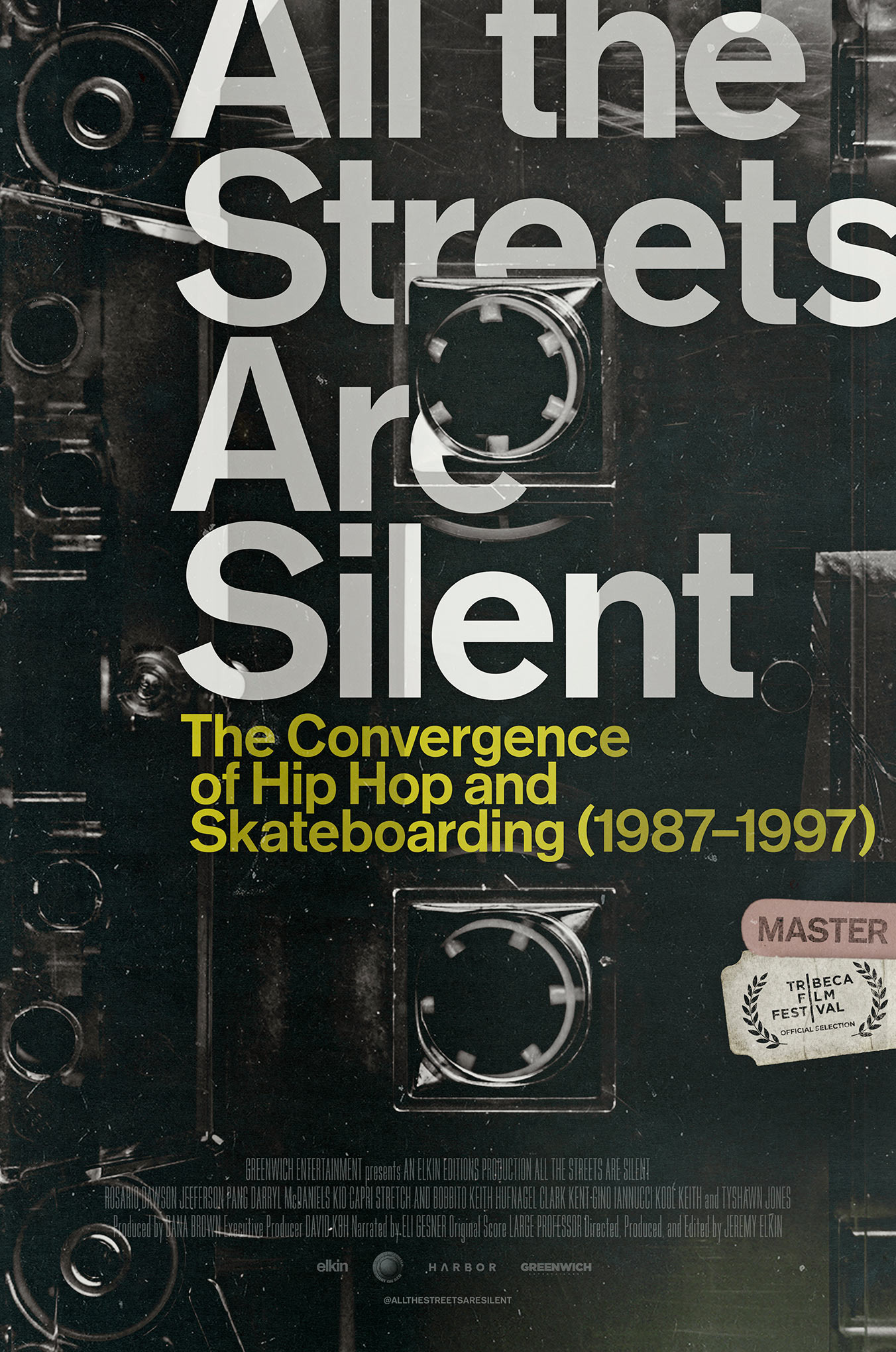 Mega Sized Movie Poster Image for All the Streets Are Silent: The Convergence of Hip Hop and Skateboarding 