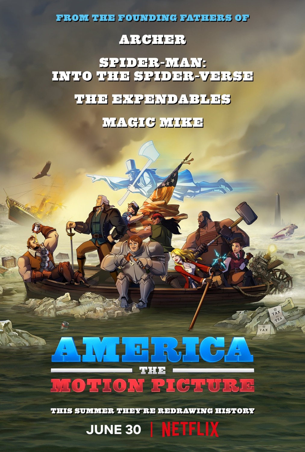 Extra Large Movie Poster Image for America: The Motion Picture 