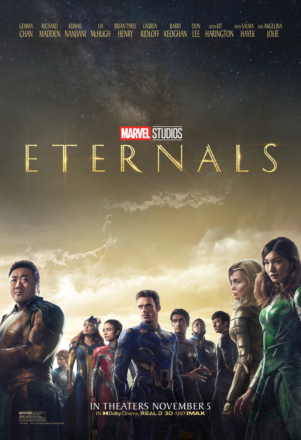 Extra Large Movie Poster Image for Eternals (#19 of 23)