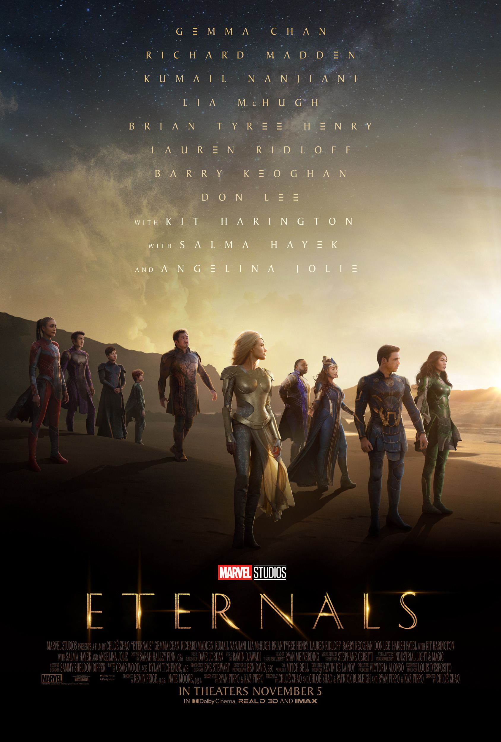 Mega Sized Movie Poster Image for Eternals (#3 of 23)