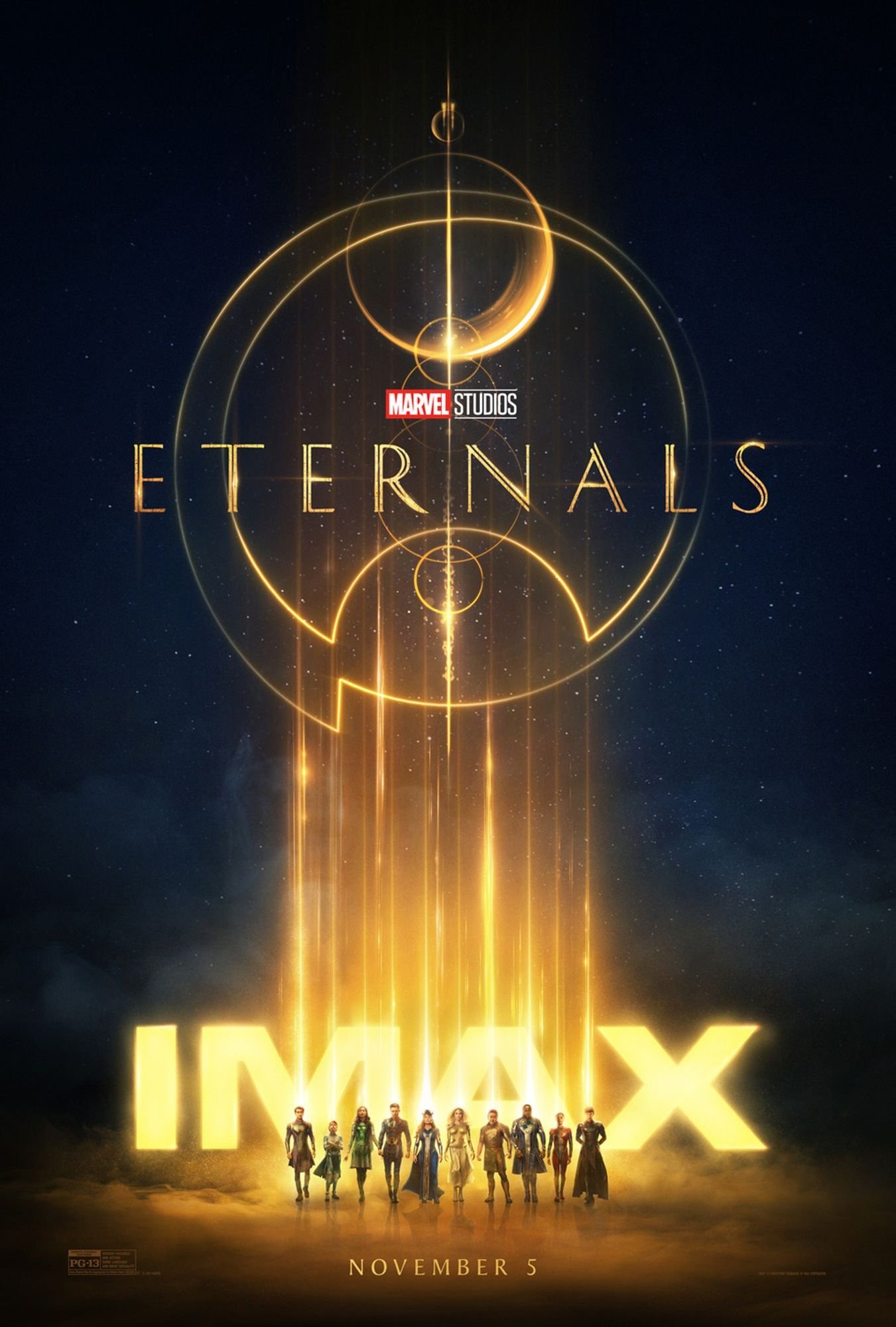 Mega Sized Movie Poster Image for Eternals (#4 of 23)