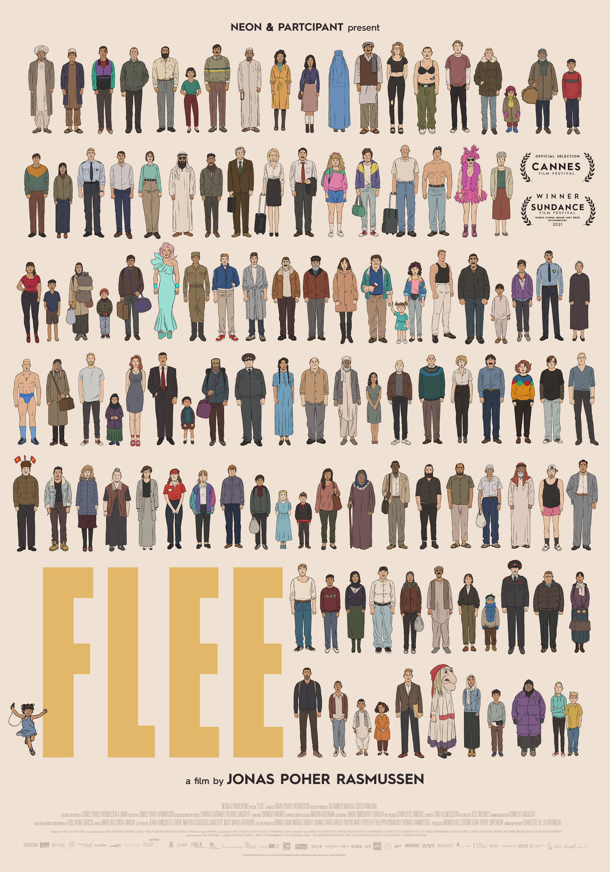Mega Sized Movie Poster Image for Flee (#2 of 3)