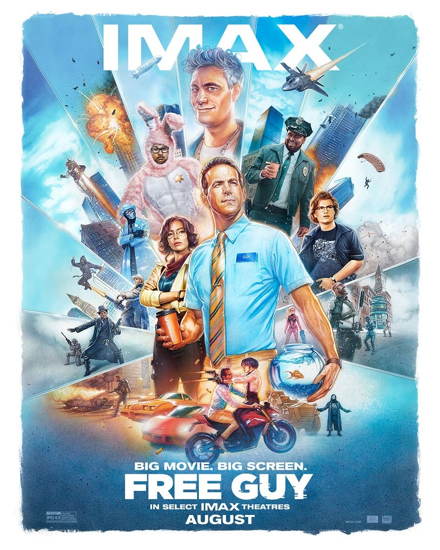 Extra Large Movie Poster Image for Free Guy (#13 of 16)