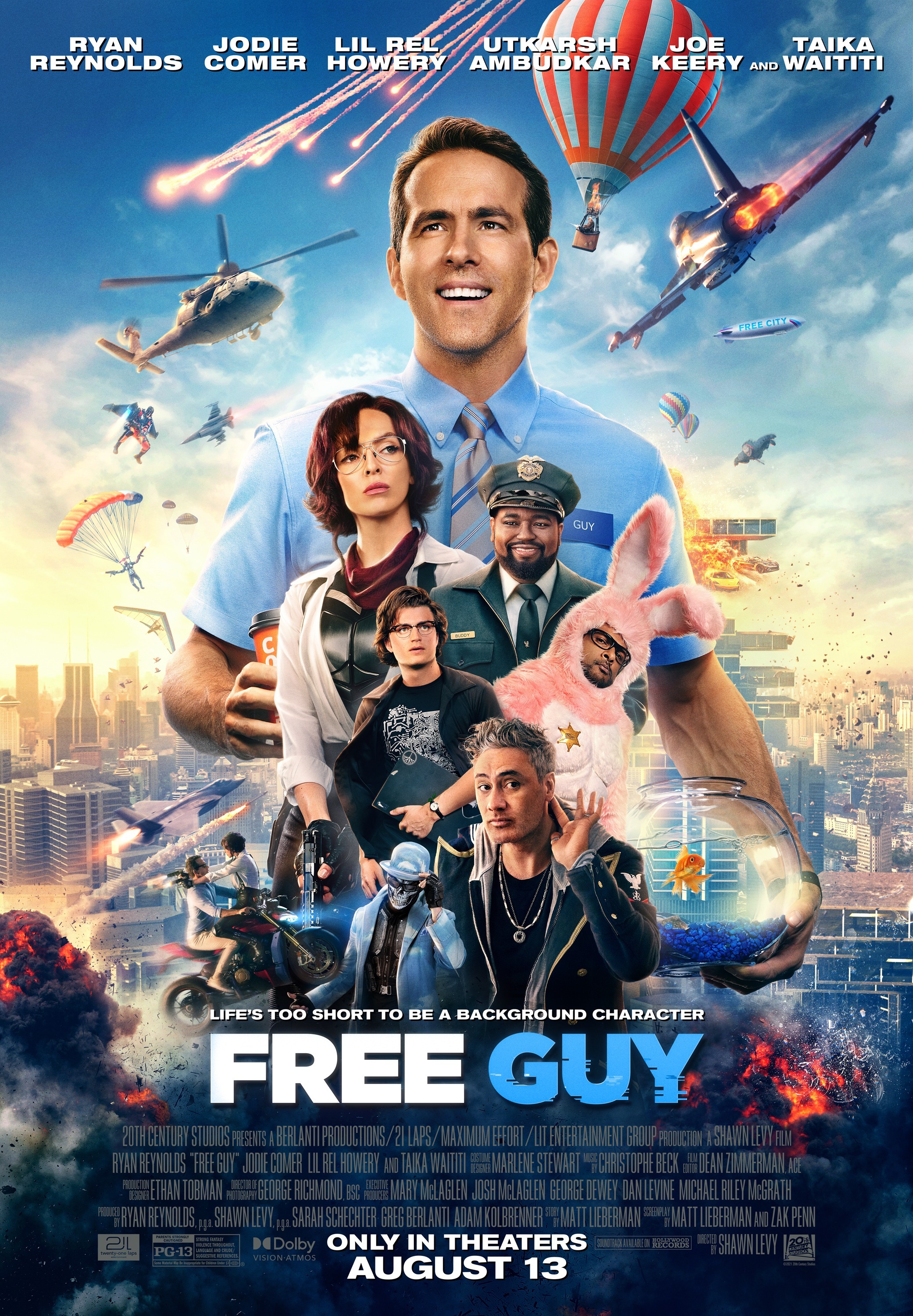 Mega Sized Movie Poster Image for Free Guy (#5 of 16)