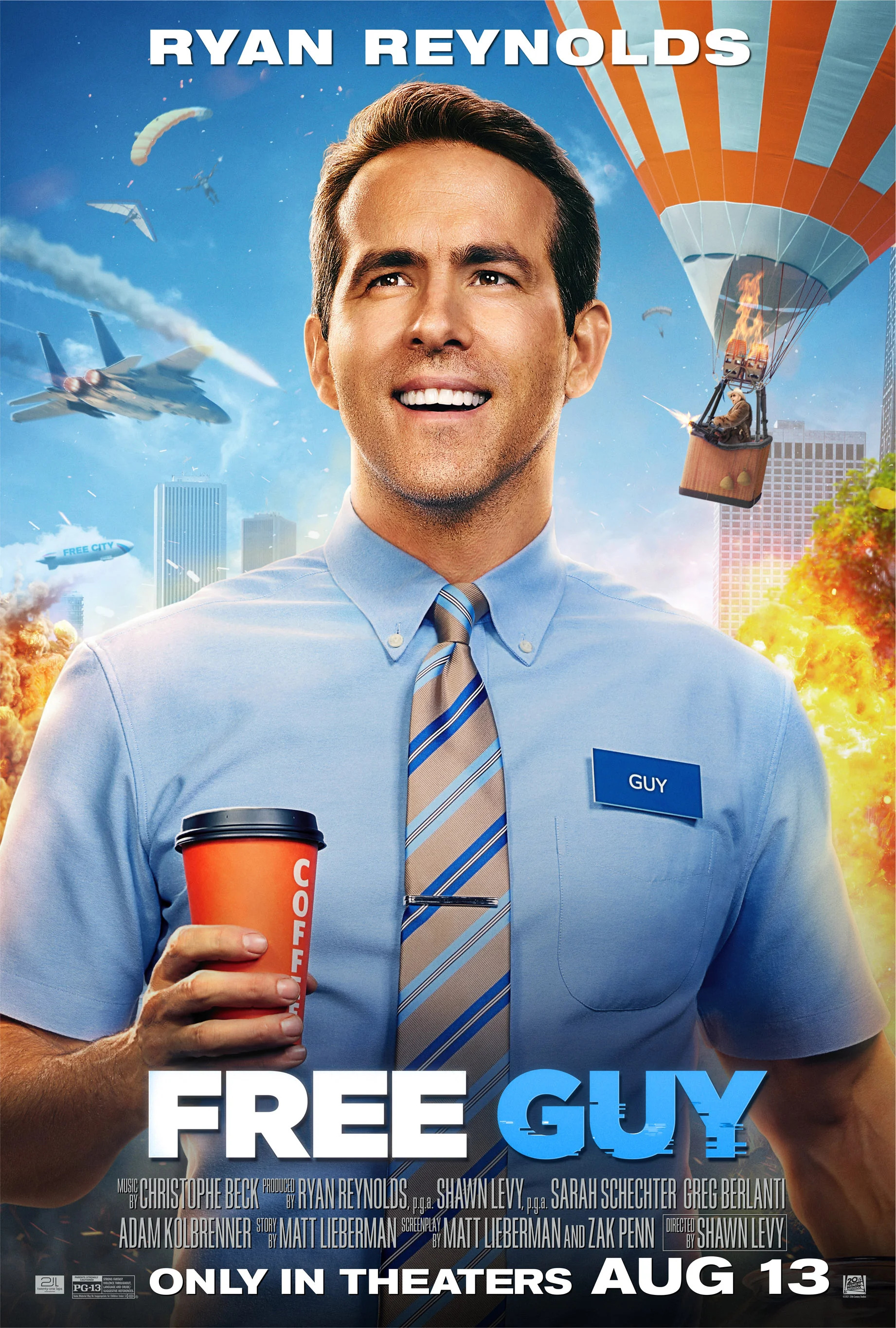 Mega Sized Movie Poster Image for Free Guy (#7 of 16)