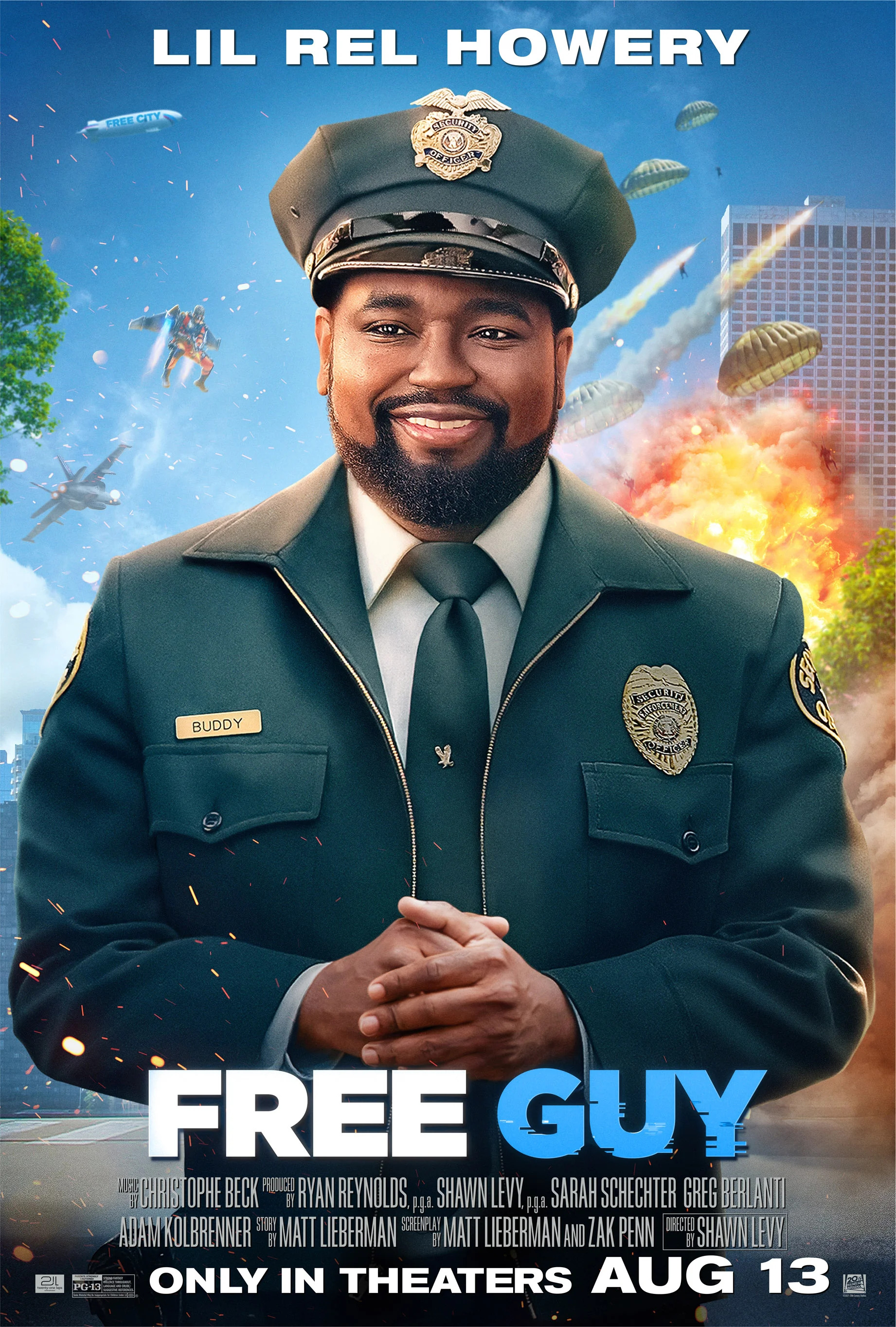 Mega Sized Movie Poster Image for Free Guy (#9 of 16)