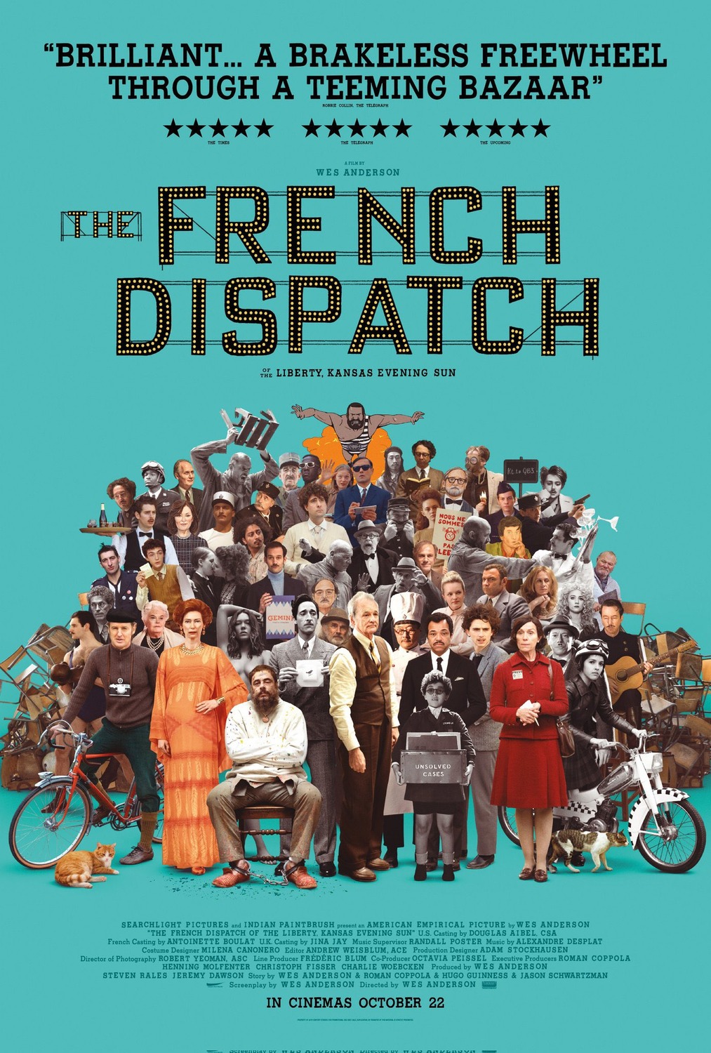 Extra Large Movie Poster Image for The French Dispatch (#2 of 18)