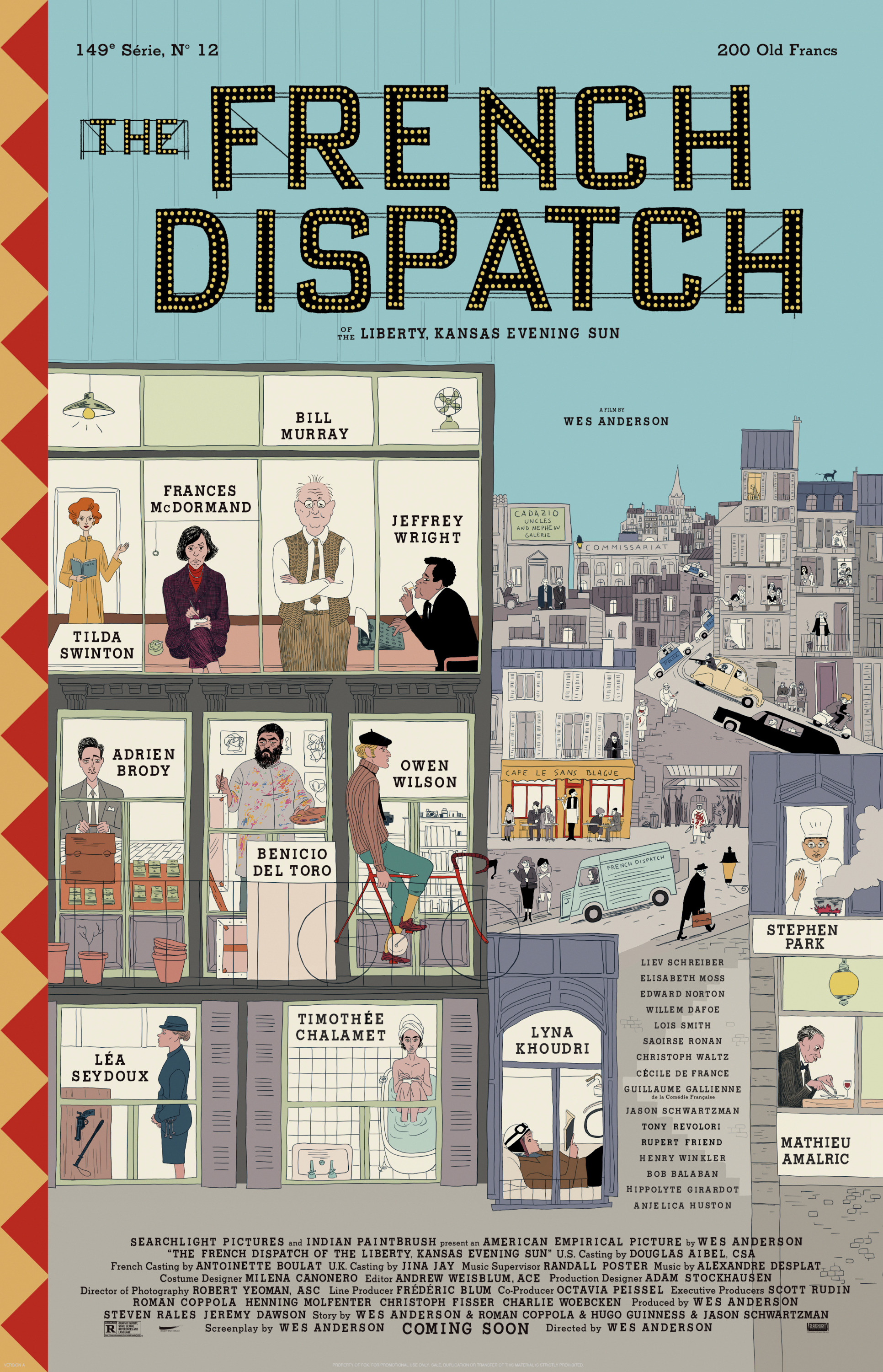 Mega Sized Movie Poster Image for The French Dispatch (#1 of 18)