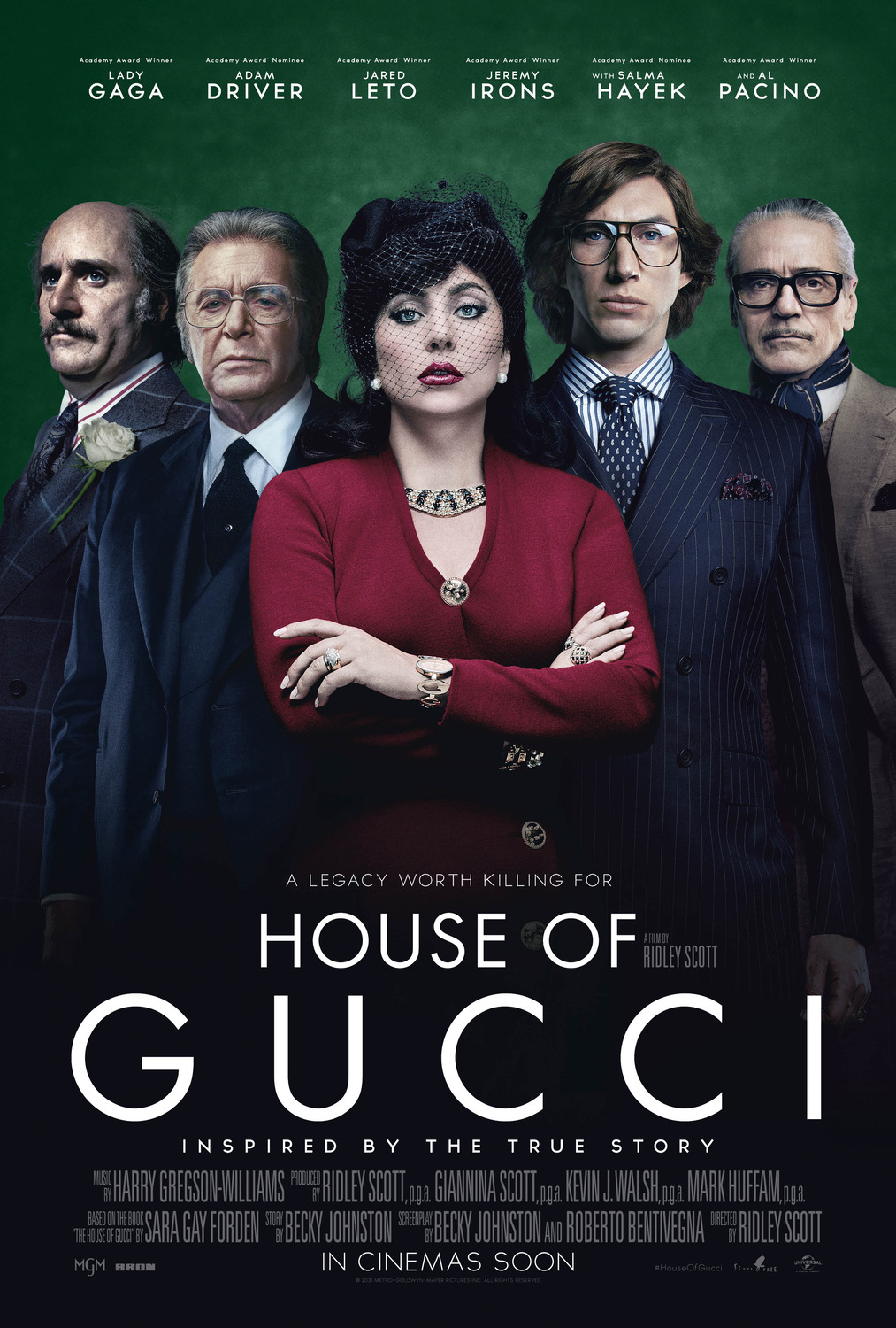 Extra Large Movie Poster Image for House of Gucci (#14 of 15)
