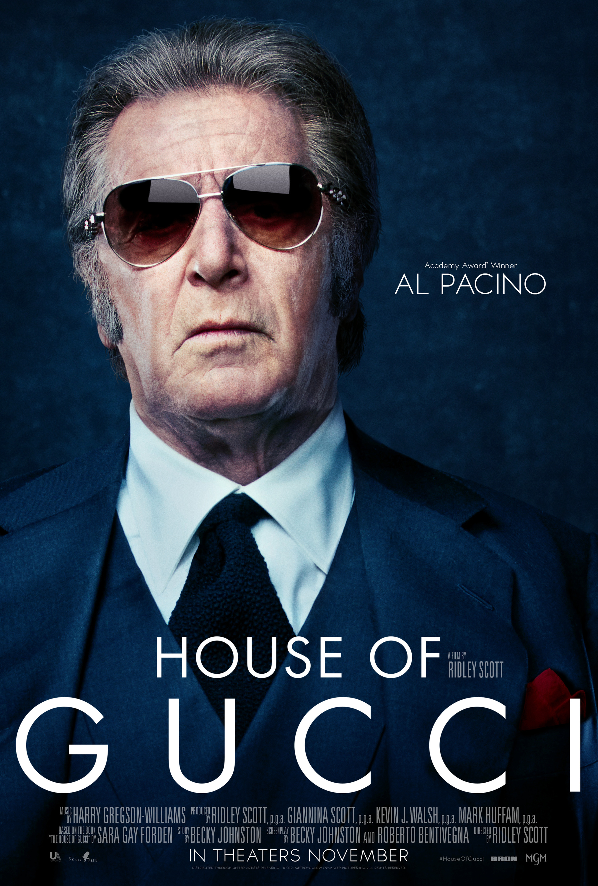 Mega Sized Movie Poster Image for House of Gucci (#2 of 15)