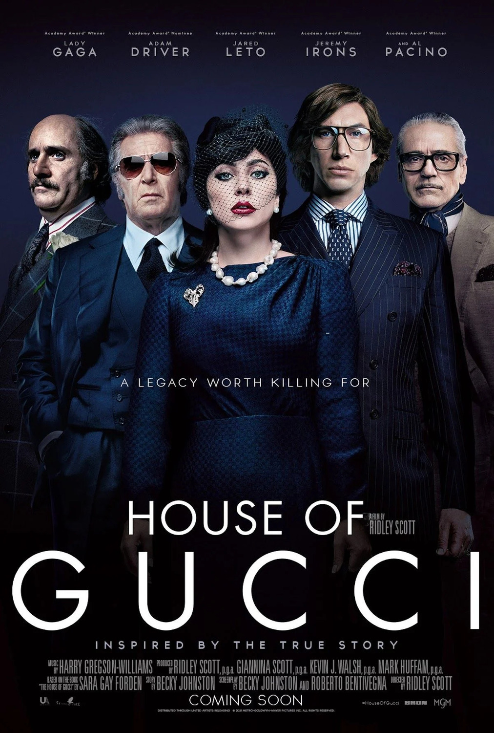Extra Large Movie Poster Image for House of Gucci (#7 of 15)