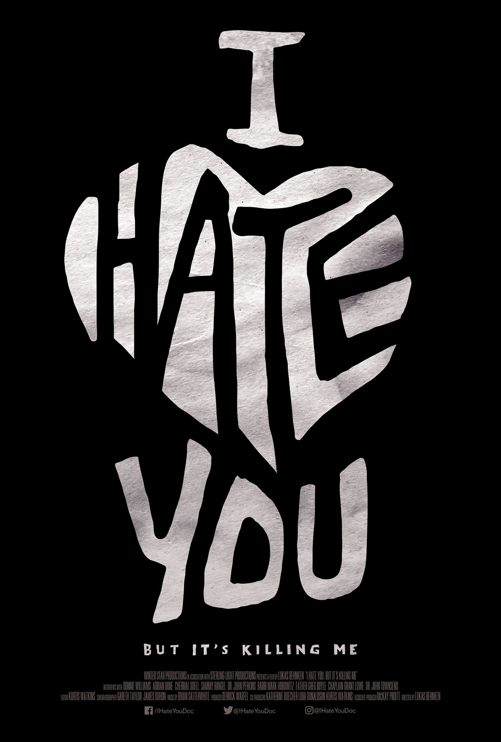 Extra Large Movie Poster Image for I Hate You, But It's Killing Me 