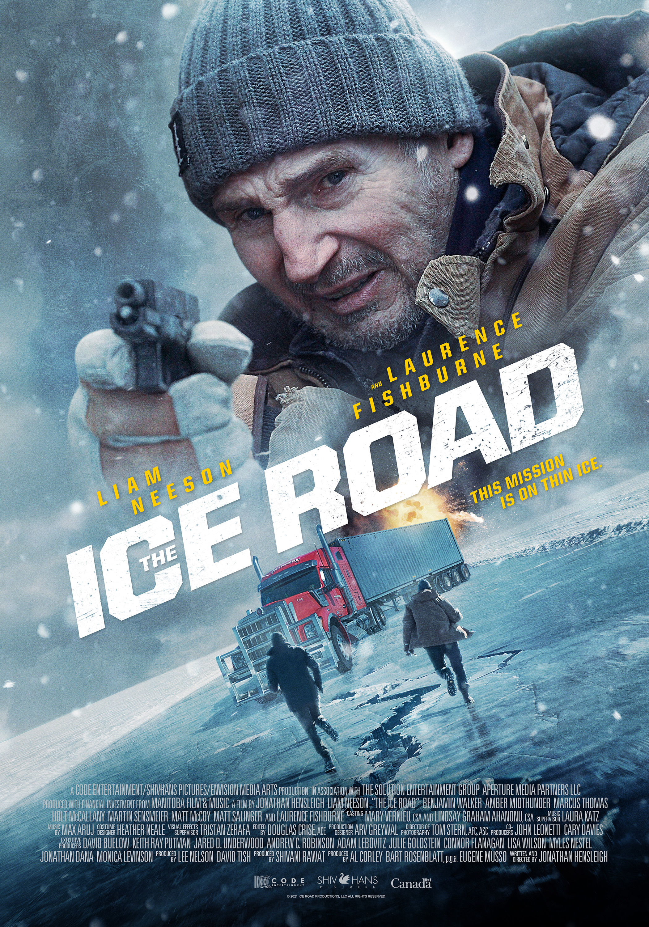 Mega Sized Movie Poster Image for The Ice Road (#2 of 3)